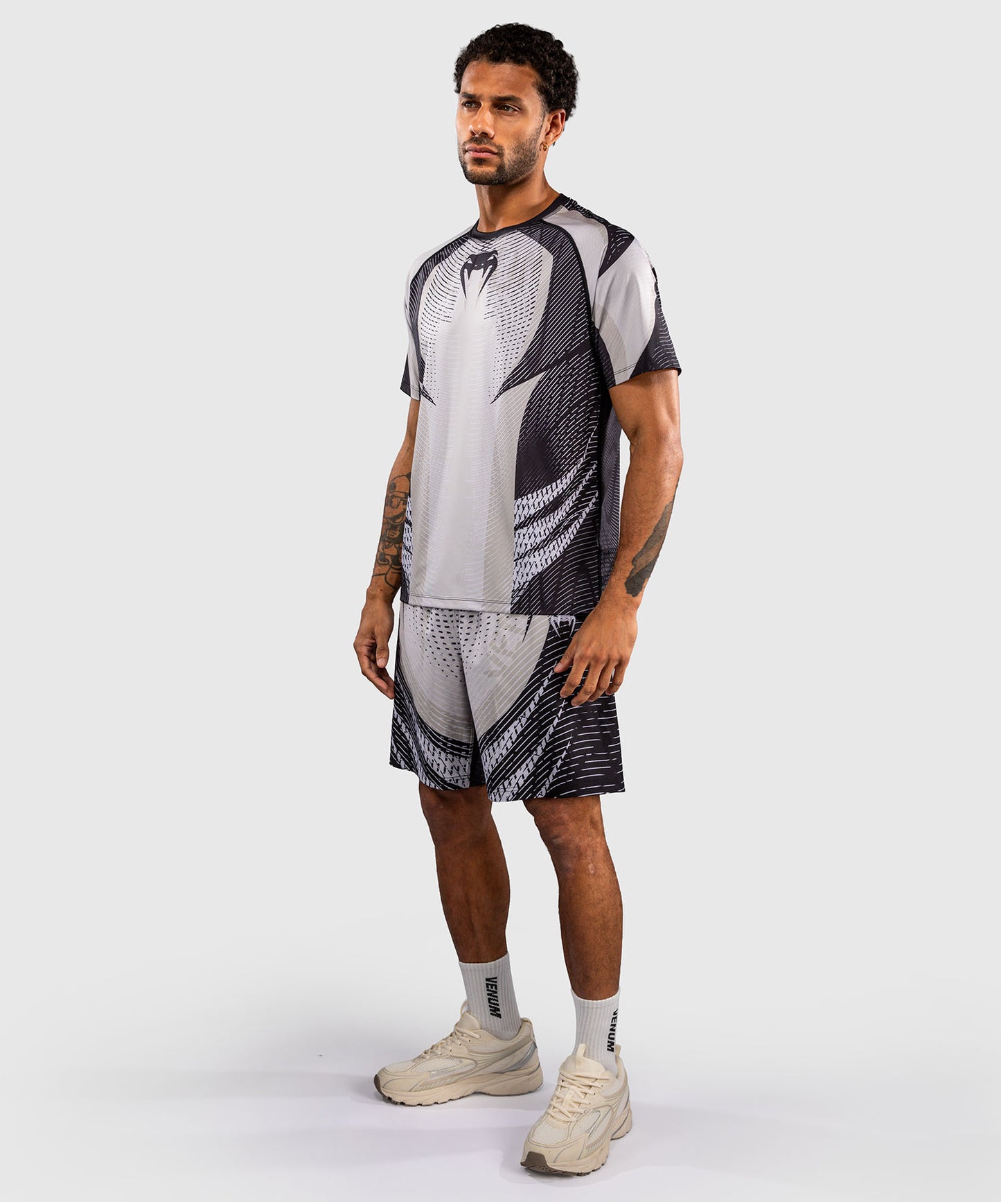 Venum Galactic 3.0 Camiseta Dry Tech - Blanco Hueso/Negro