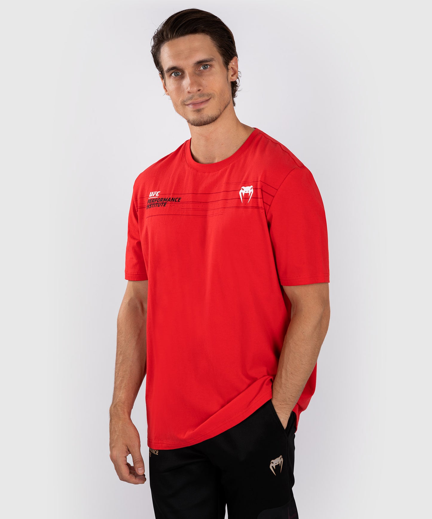 UFC Venum Performance Institute 2.0 Herren T-Shirt -Rot