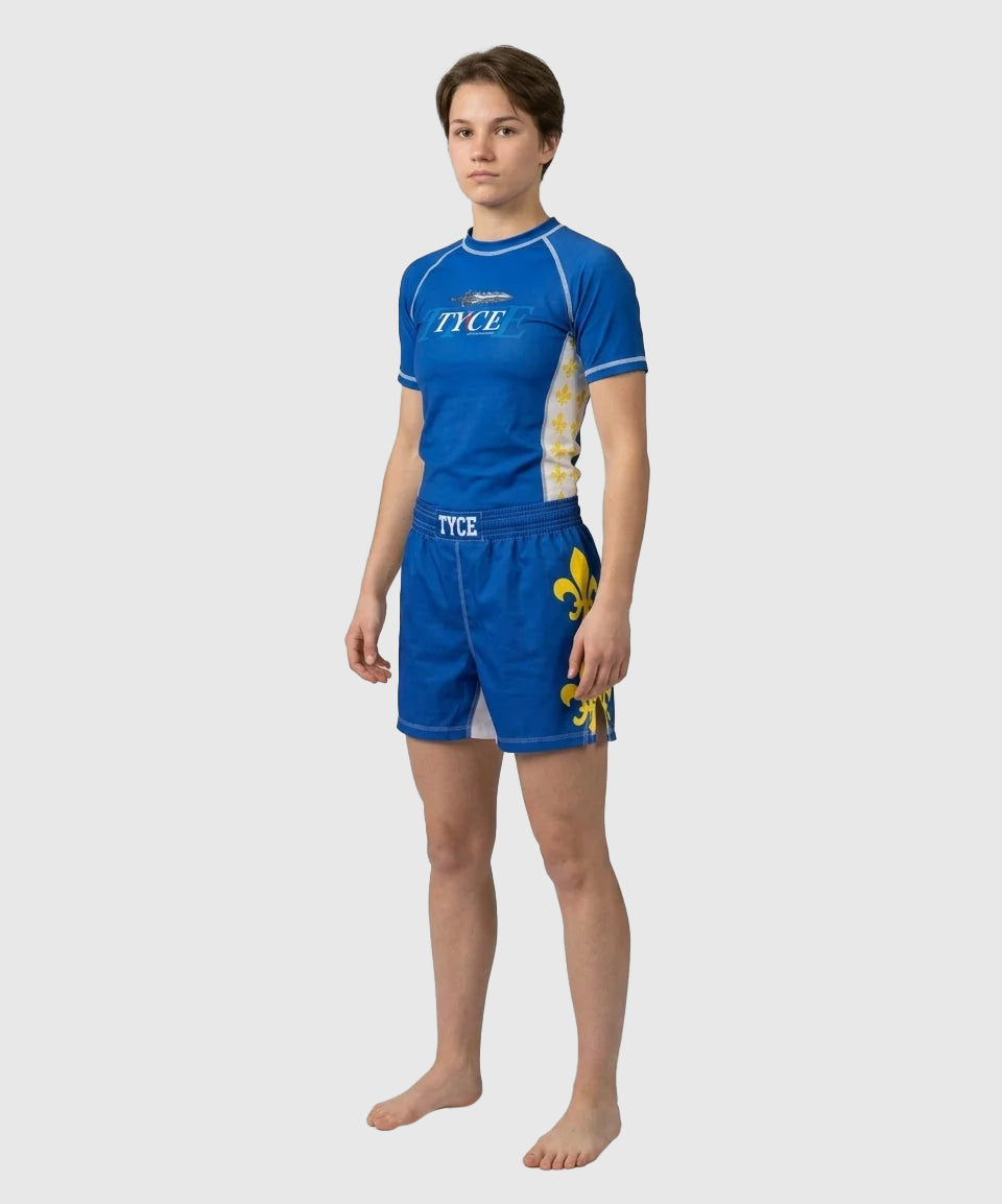 TYCE CULTURE OF WAR Juana de Arco Pantalones de Combate - Azul