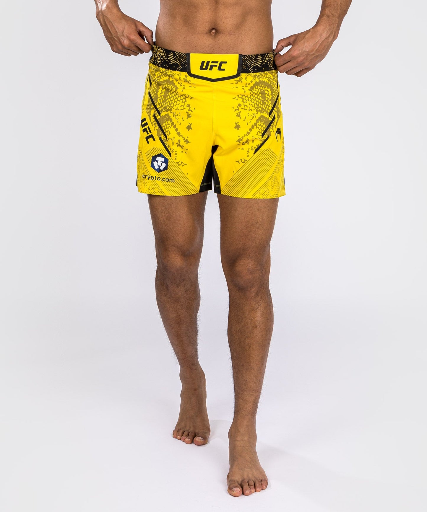 UFC Men's Adrenaline by Venum Authentic Fight Night Short - Yellow