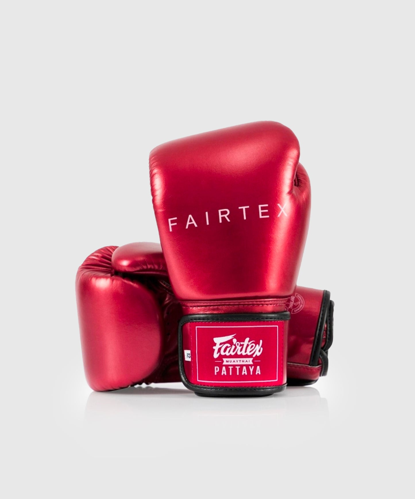 Fairtex Metallic Guantoni da Boxe - Rosso