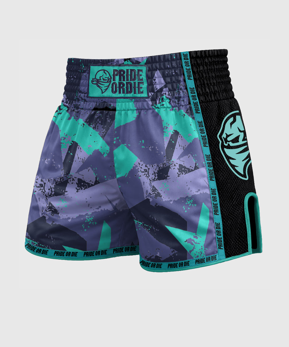 Pride Or Die Reckless 2.0 Pantalones de Muay Thai - Negro