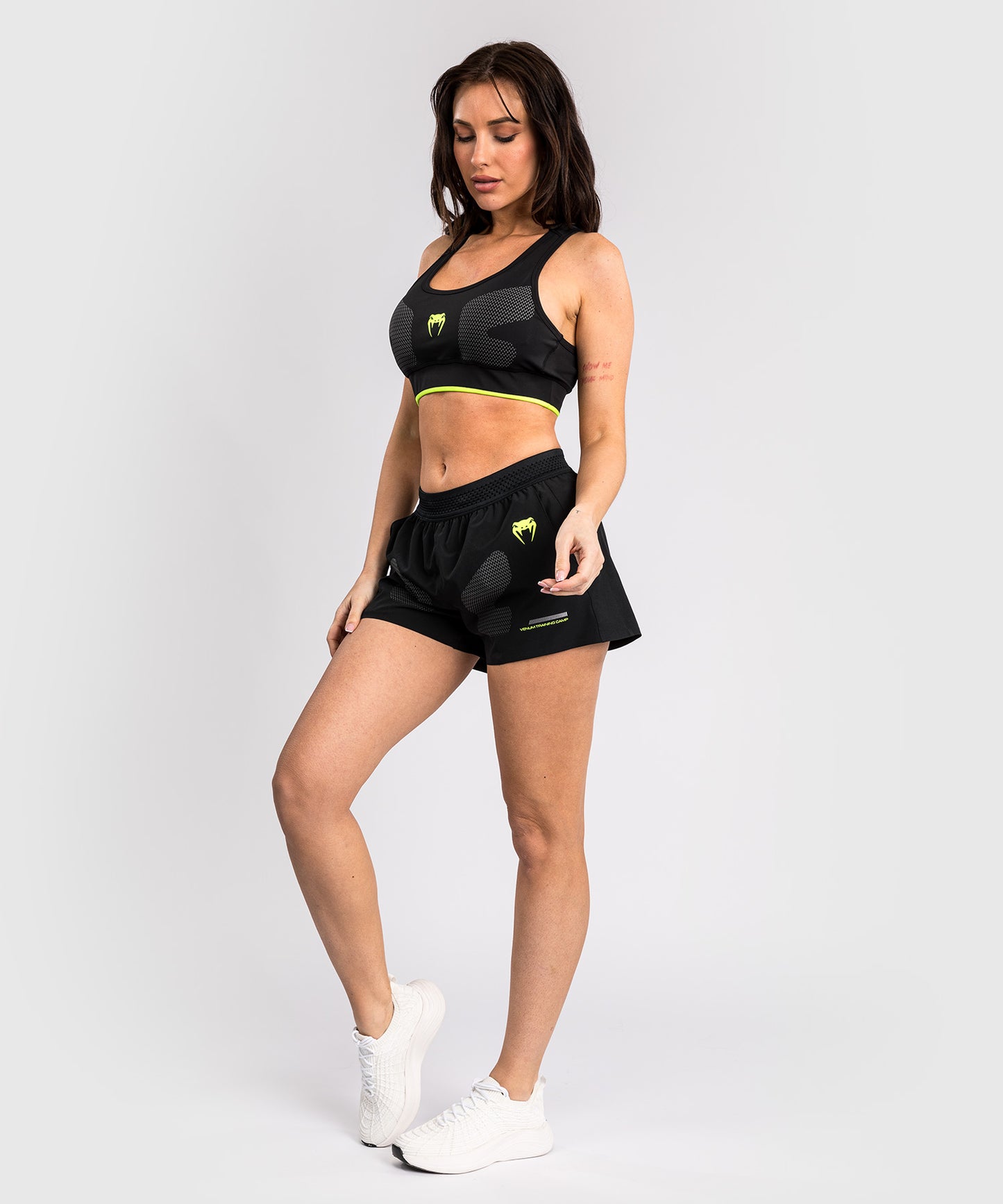 Short d'entraînement Venum Training Camp 4.0 - Noir/Vert Fluo
