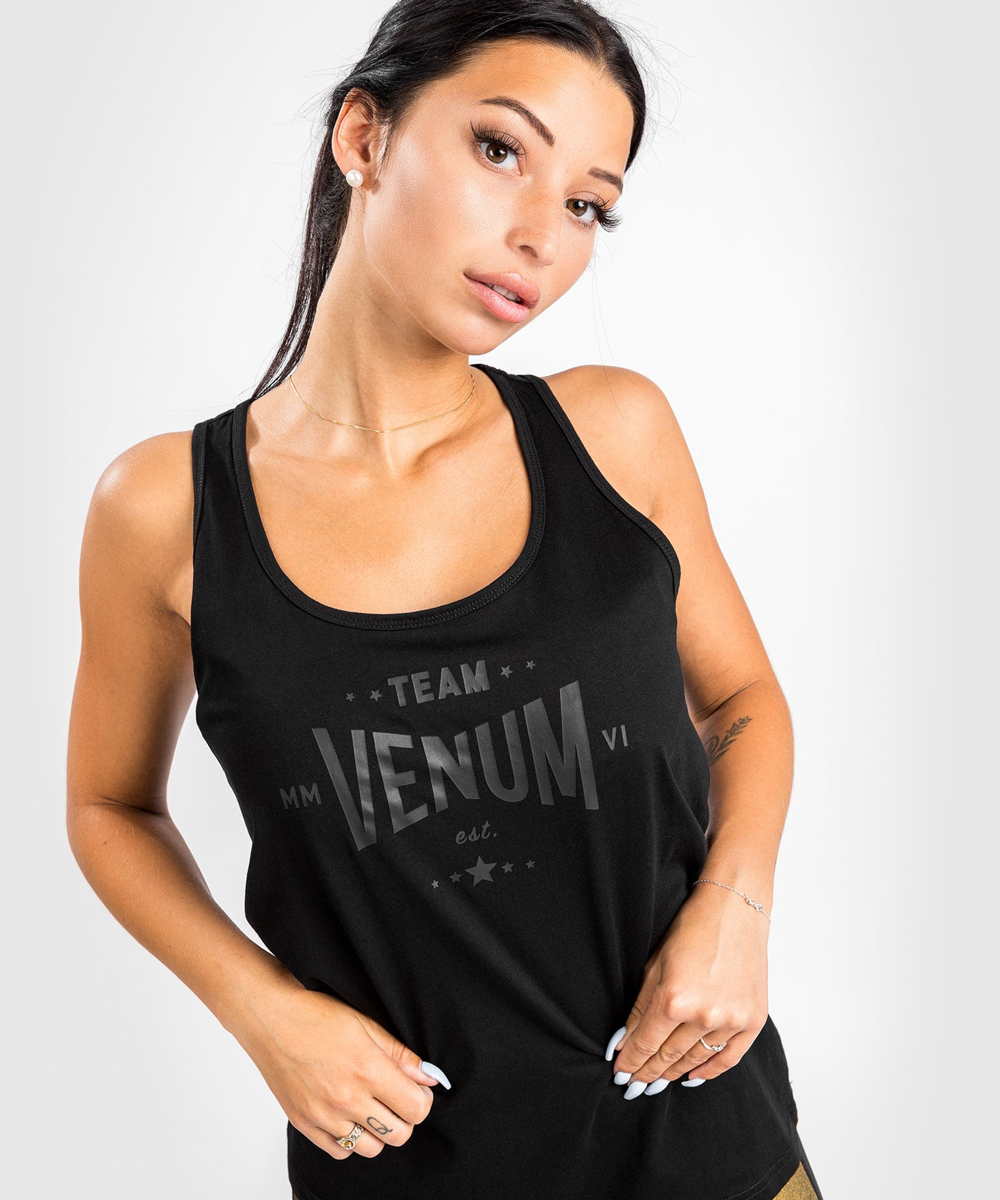 Venum Team 2.0 Tanktop - Damen - Schwarz/Schwarz