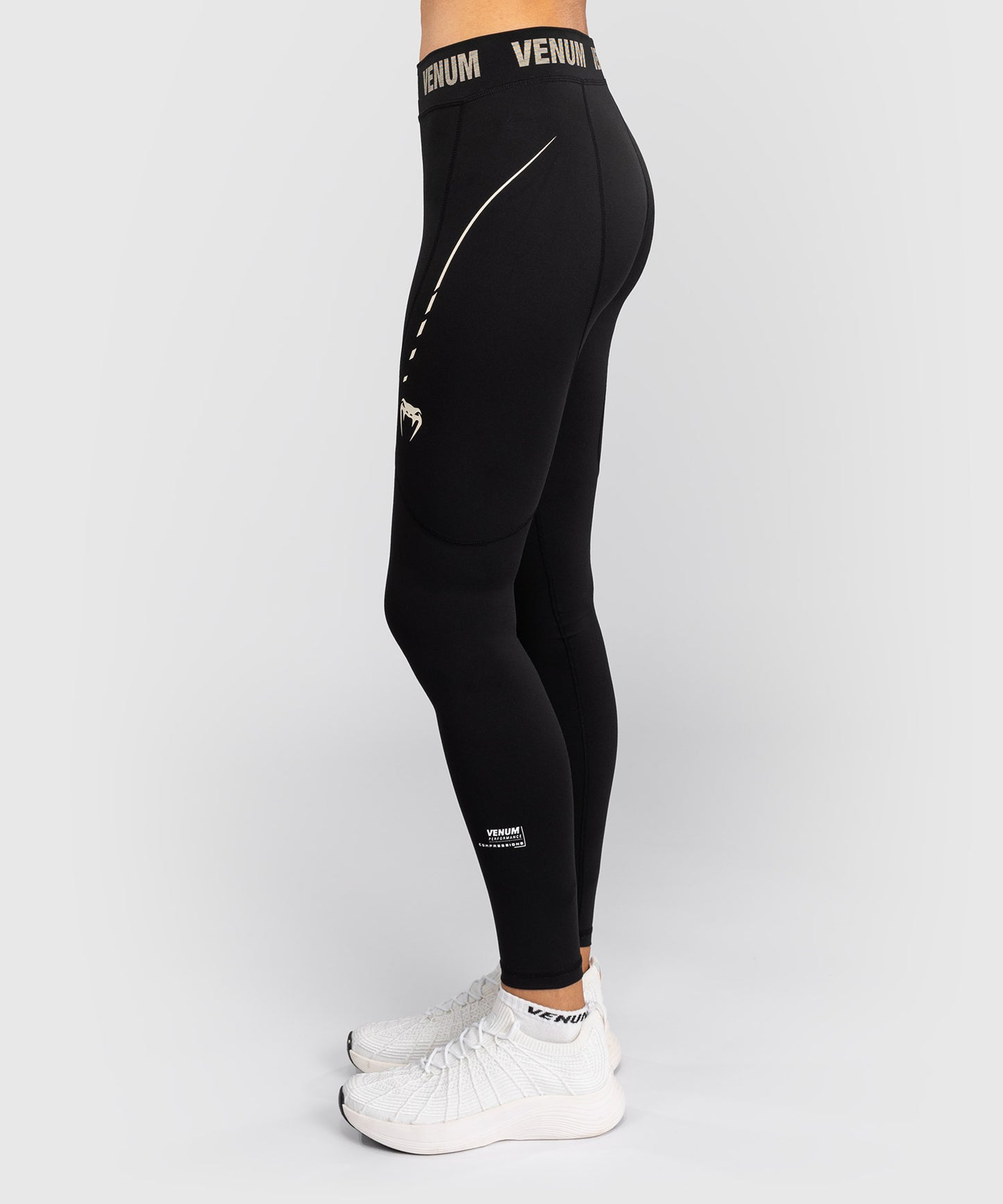 Legging Femme Venum Adrenaline – Noir/Ivoire
