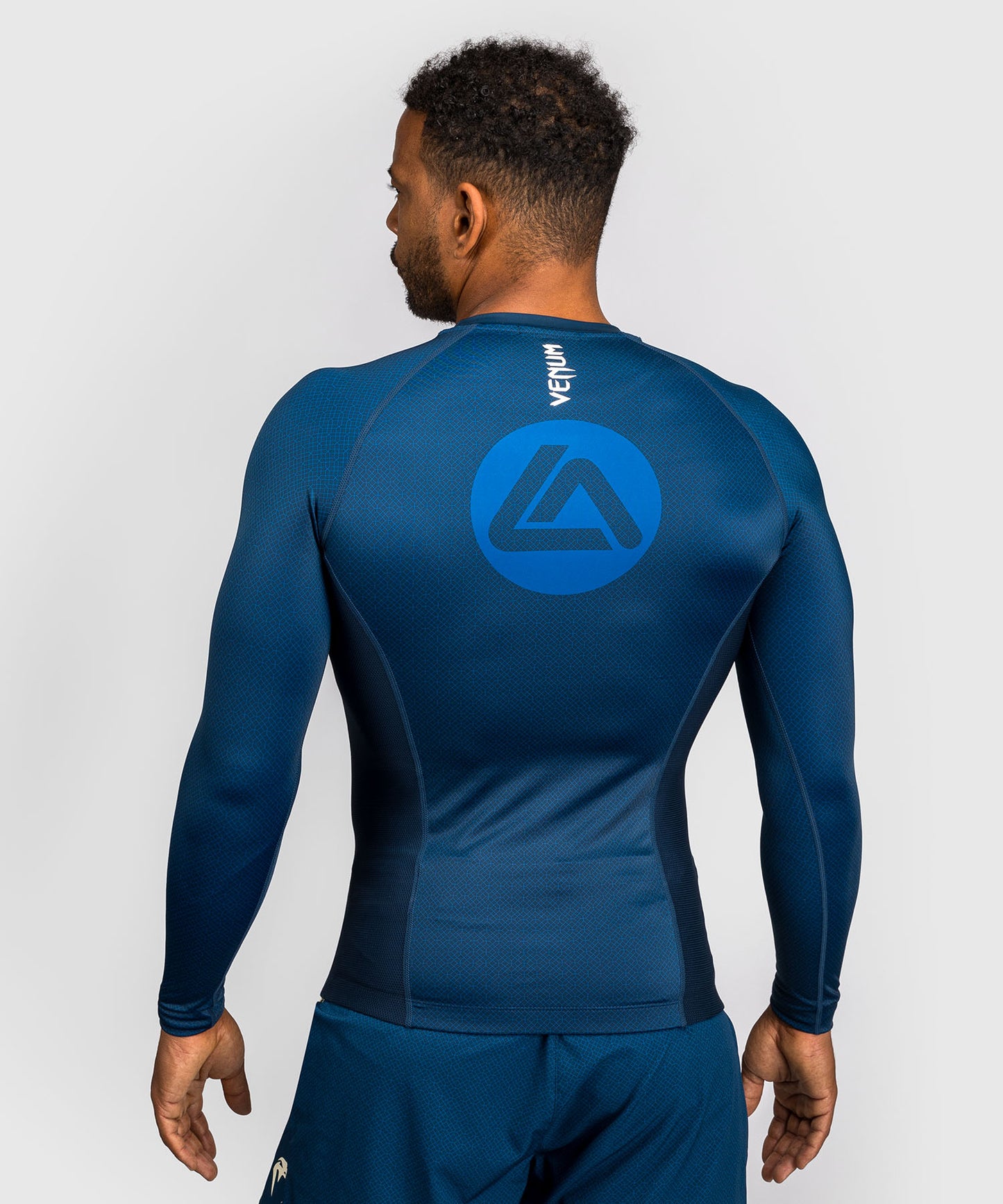 Rashguard à Manches Longues Venum x Roger Gracie Academy - Bleu