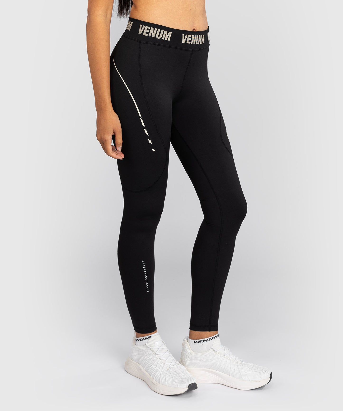 Legging Femme Venum Adrenaline – Noir/Ivoire