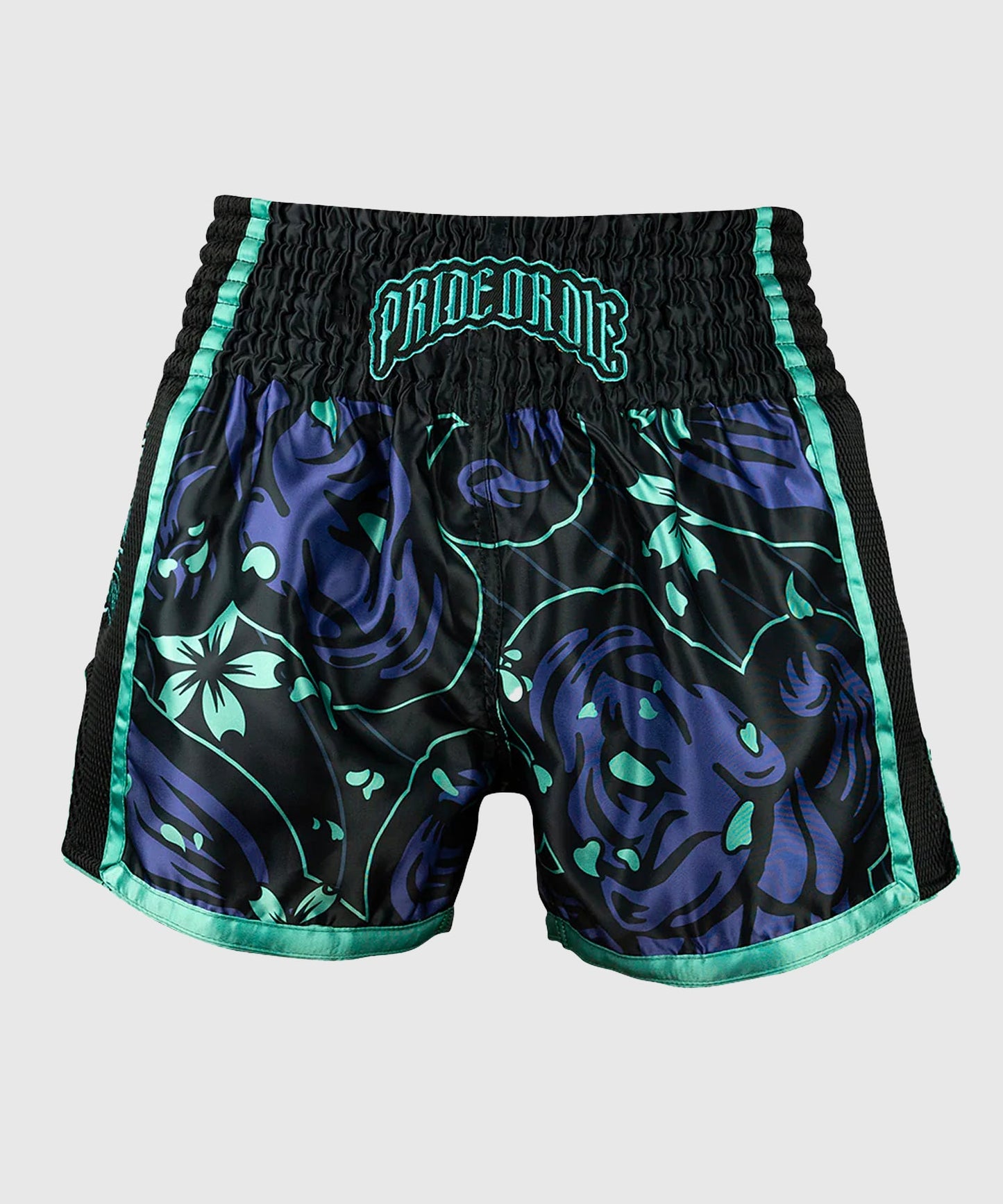 Short de Muay Thai Pride Or Die Survival Of The Fittest - Noir