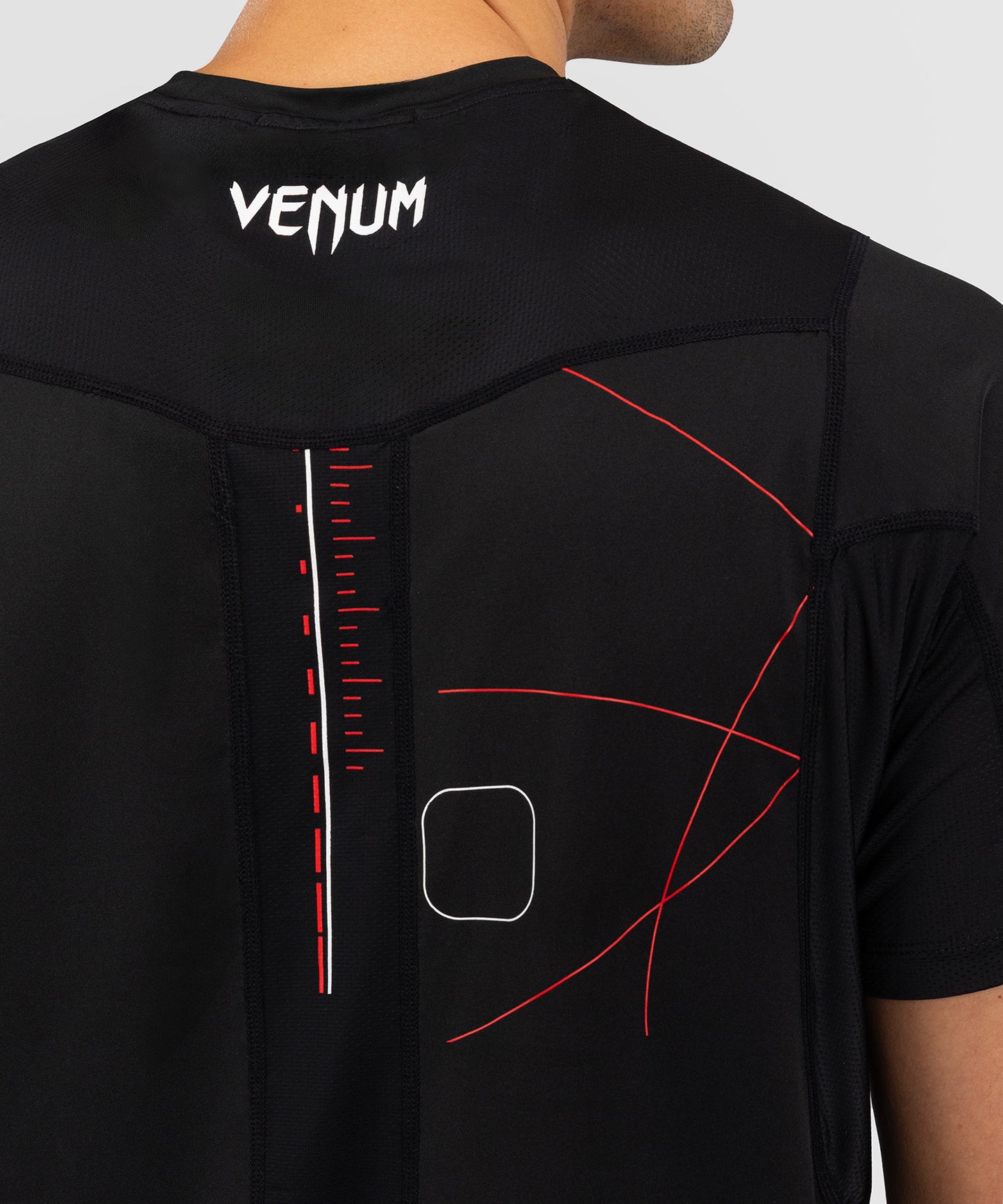 T-Shirt Dry-Tech Venum Tactical XT - Noir/Rouge Feu