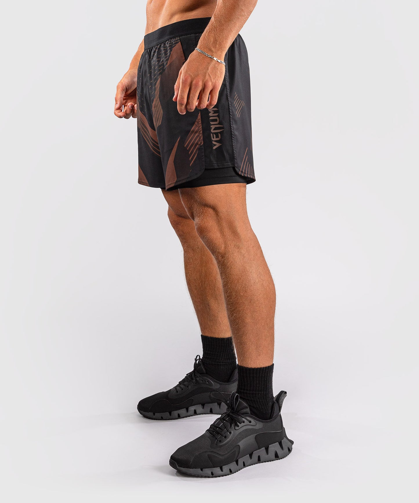 Venum No-Gi 6.0 Pantalón Corto de Entrenamiento - Negro/Marrón