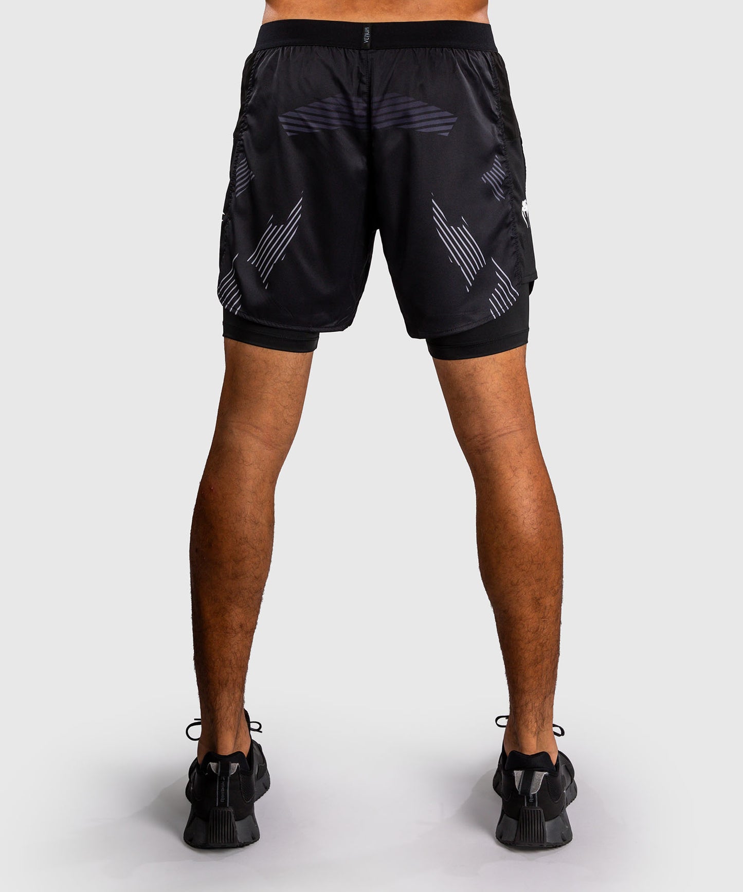 Venum No-Gi 6.0 Pantalón Corto de Entrenamiento - Negro/Blanco