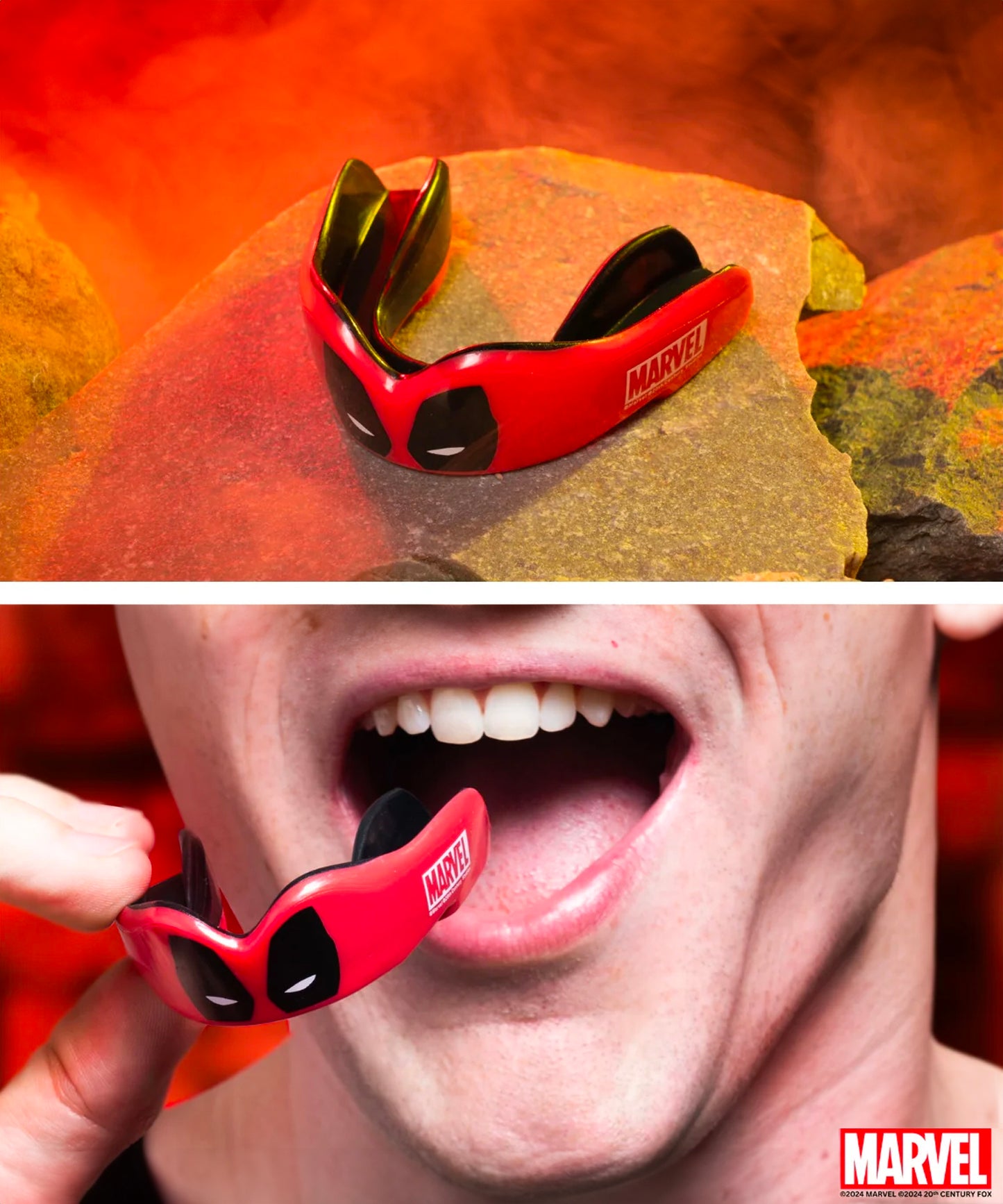 Safejawz Marvel Paradenti – Deadpool – Rosso