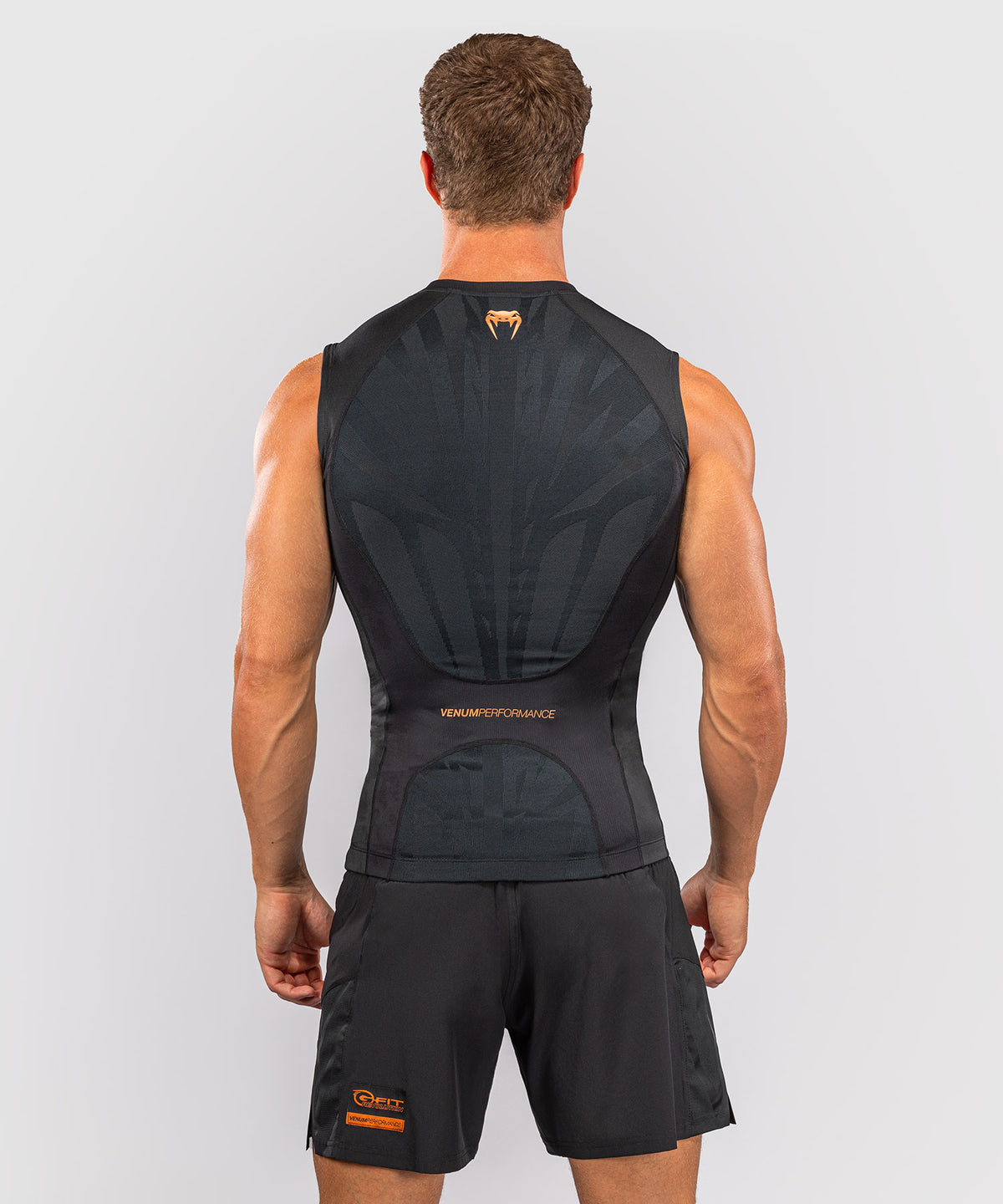 Venum G-Fit Revolution Rashguard sin mangas - Negro/Cobre