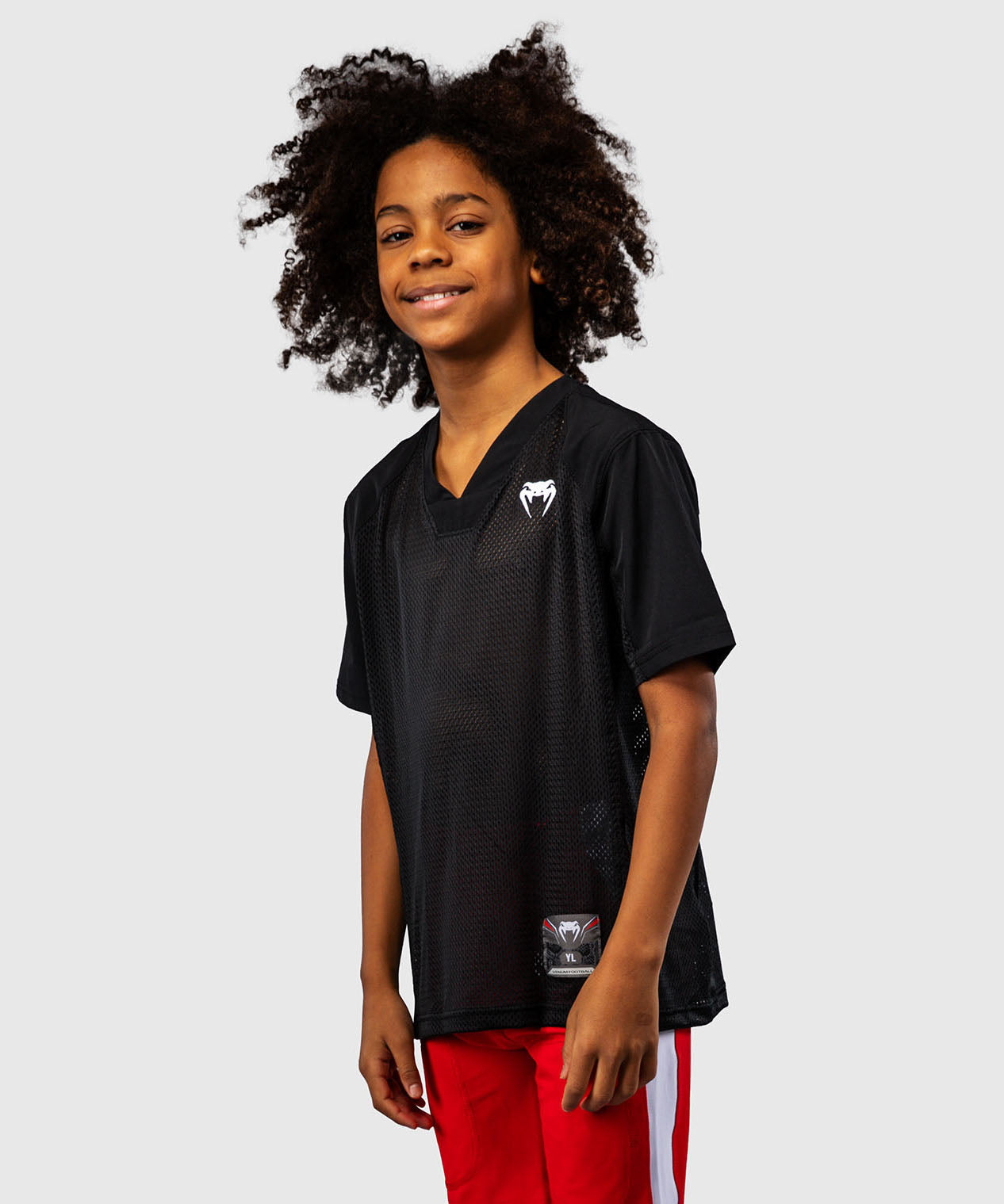 Venum Elite Kids Football Short Sleeve Jersey - Black