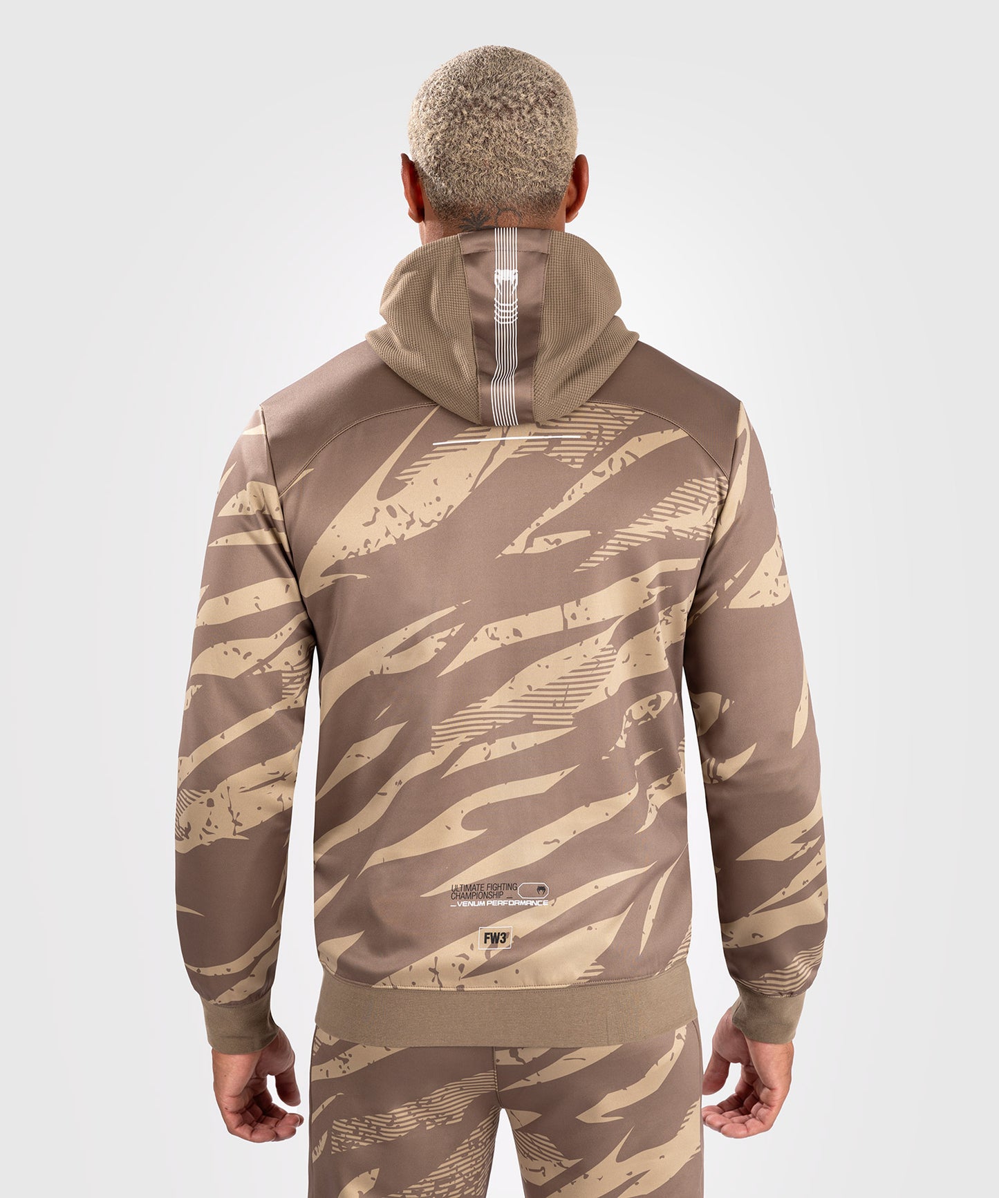 Veste À Capuche Zippé pour Hommes UFC Adrenaline by Venum Fight Week - Desert Camo