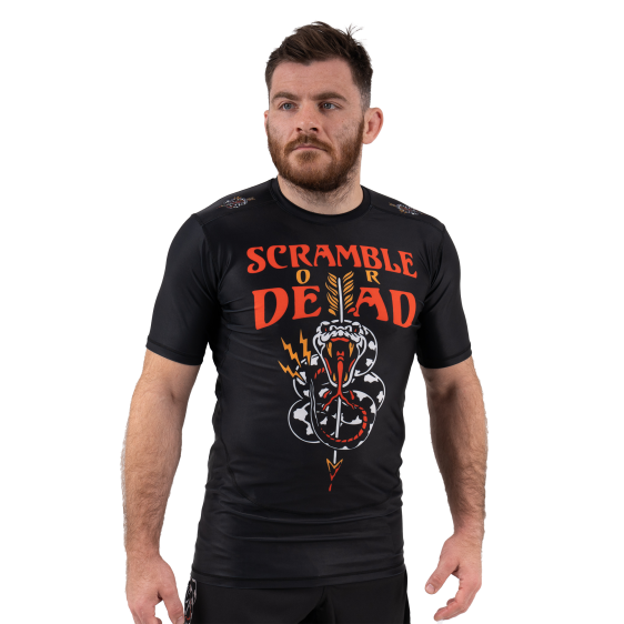 Scramble Or Dead Rashguard - Negro