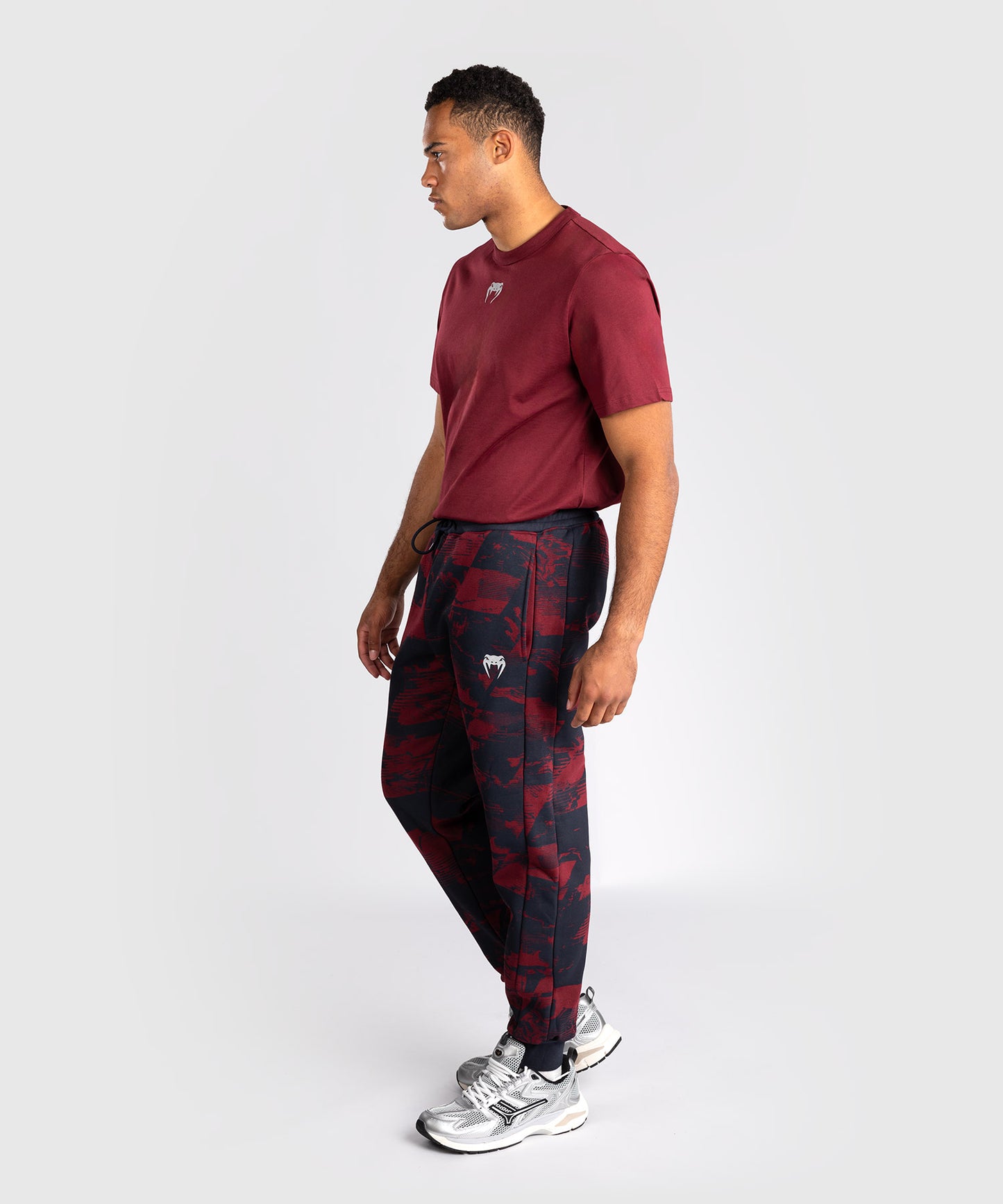 UFC Zenith by Venum Authentic Fight Week Pantaloni Uomo - Blu navy/Bordeaux/Argento