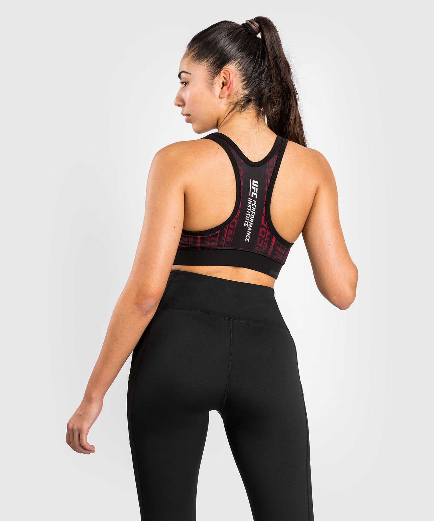 UFC Performance Institute 2.0 Brassiera Sportiva Donna – Nero/Rosso