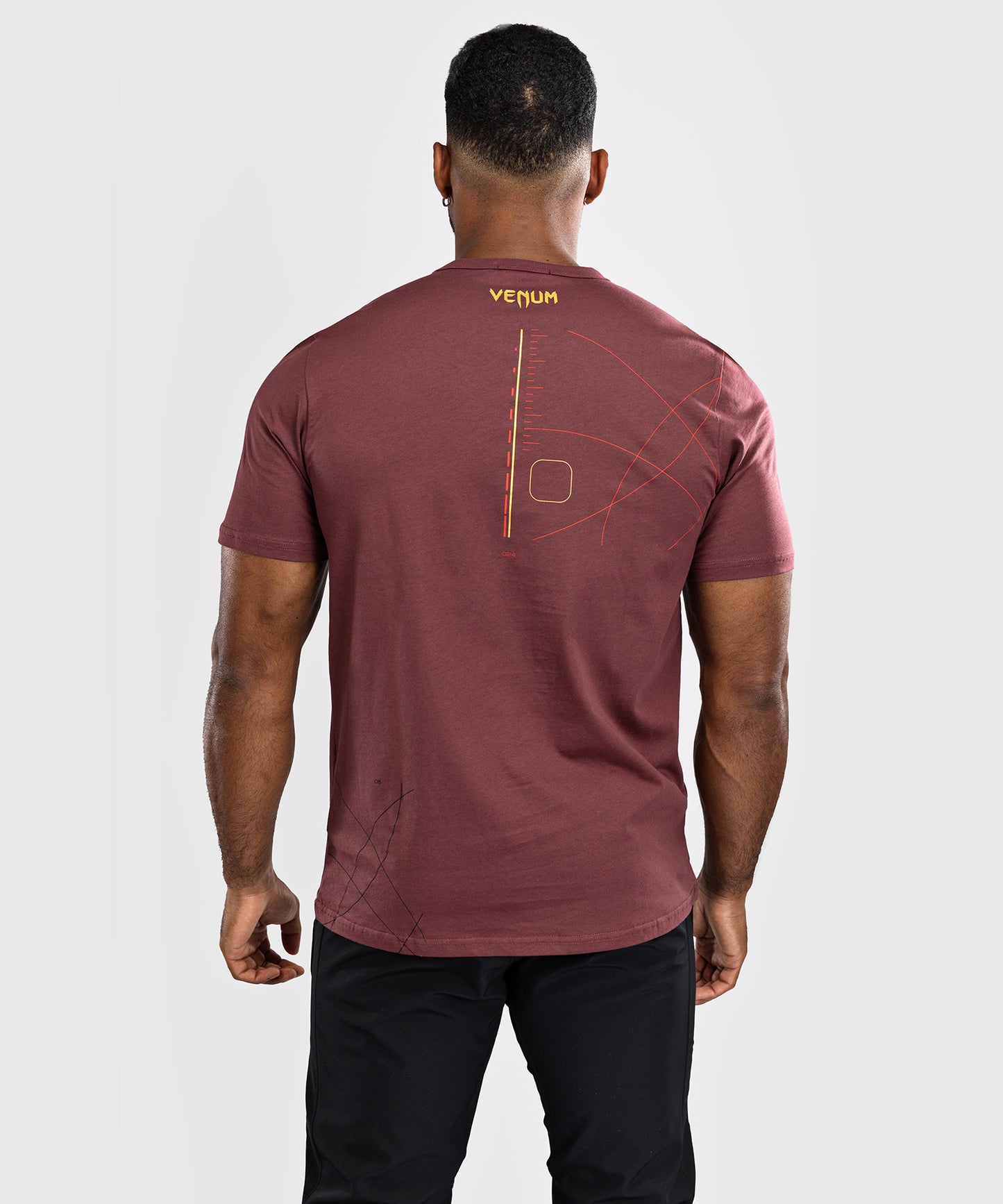 T-Shirt Venum Tactical XT- Noir/Bordeaux/Or