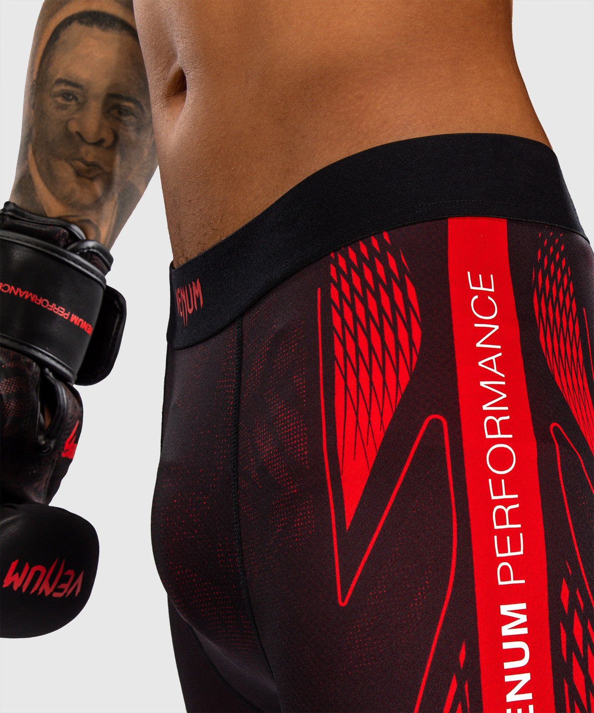 Pantalon de compression Venum Amazonia Reborn - Noir/Rouge