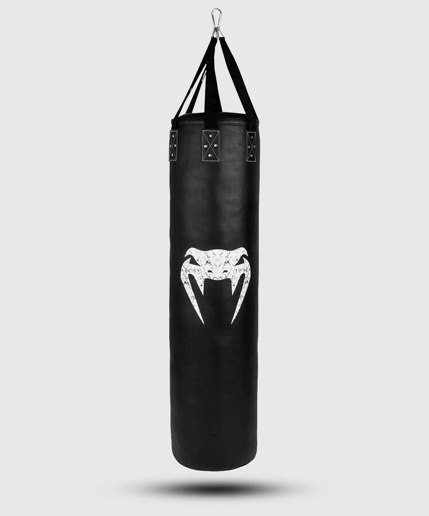 Venum Challenger Saco de boxeo pesado + Gancho de techo - Negro/Blanco - Relleno - 170cm