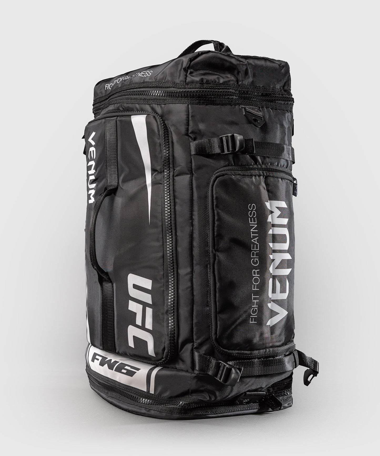 UFC Unity by Venum Authentic Fight Week Gear Bag – Black/White
