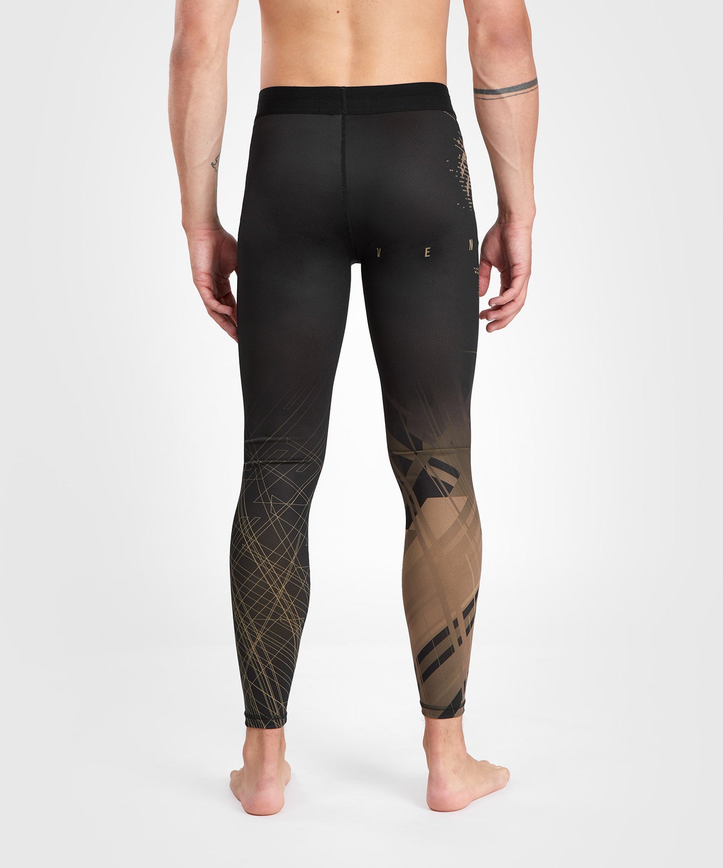 Venum Gorilla Jungle Pantalones de compresión - Negro/Arena
