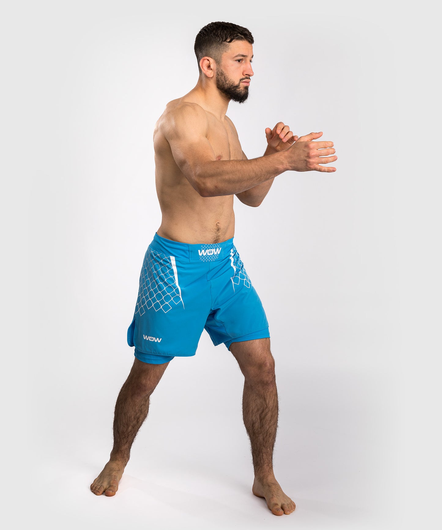 Short de Combat pour Hommes Venum x WOW FC - Bleu