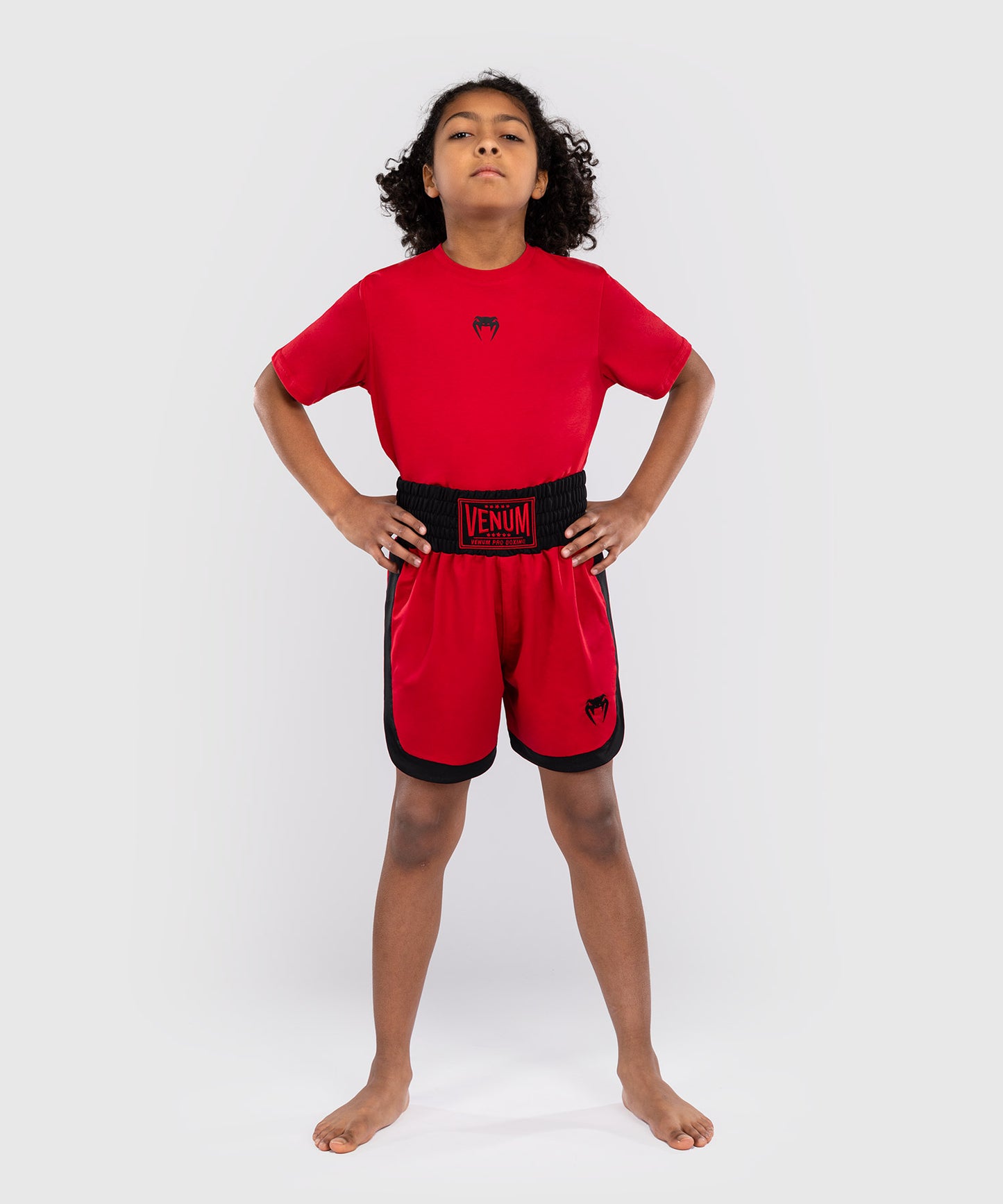 Venum Classic Kinder Boxing Shorts - Kirschrot