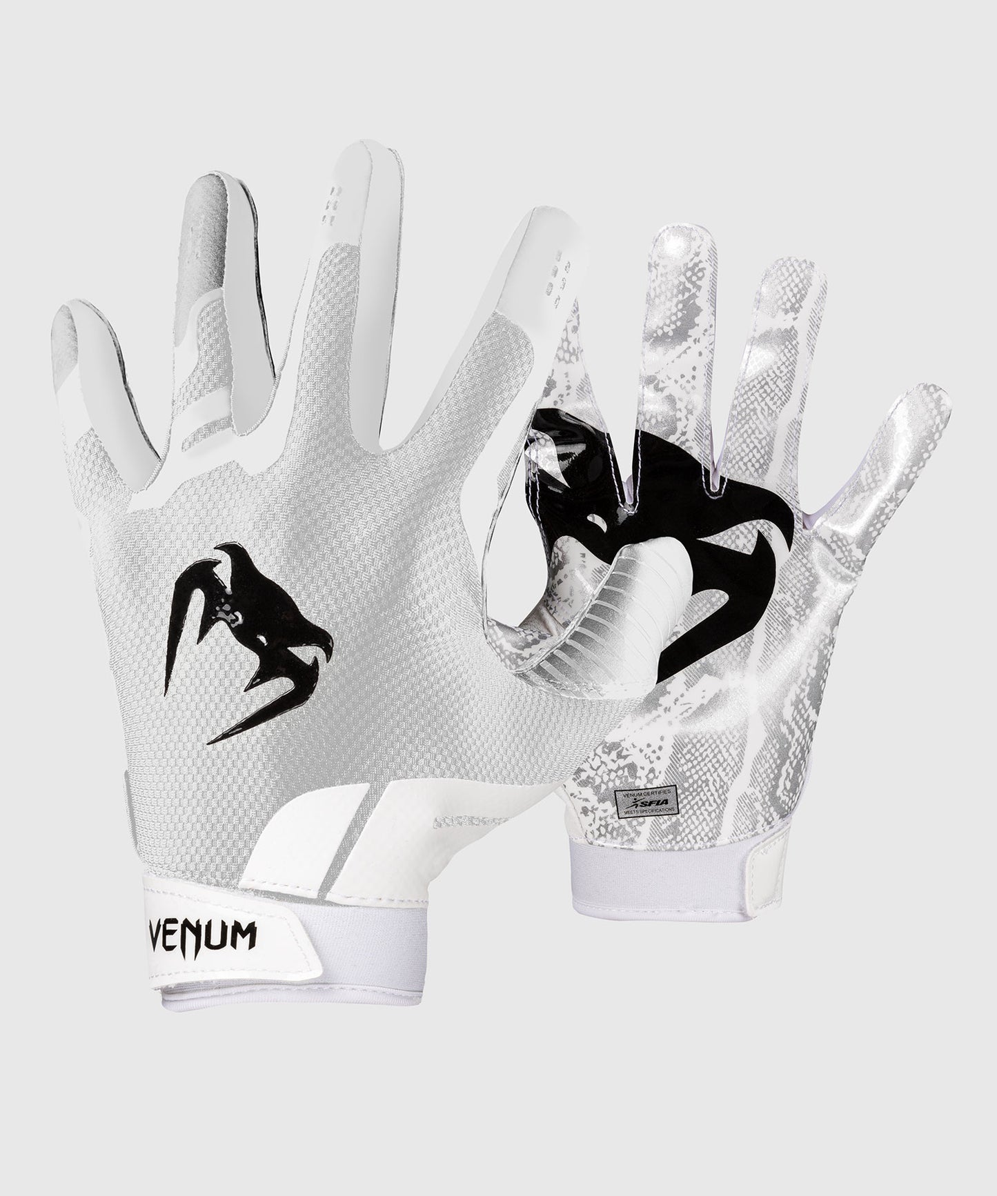 Venum Elite Football Gloves - White/Black