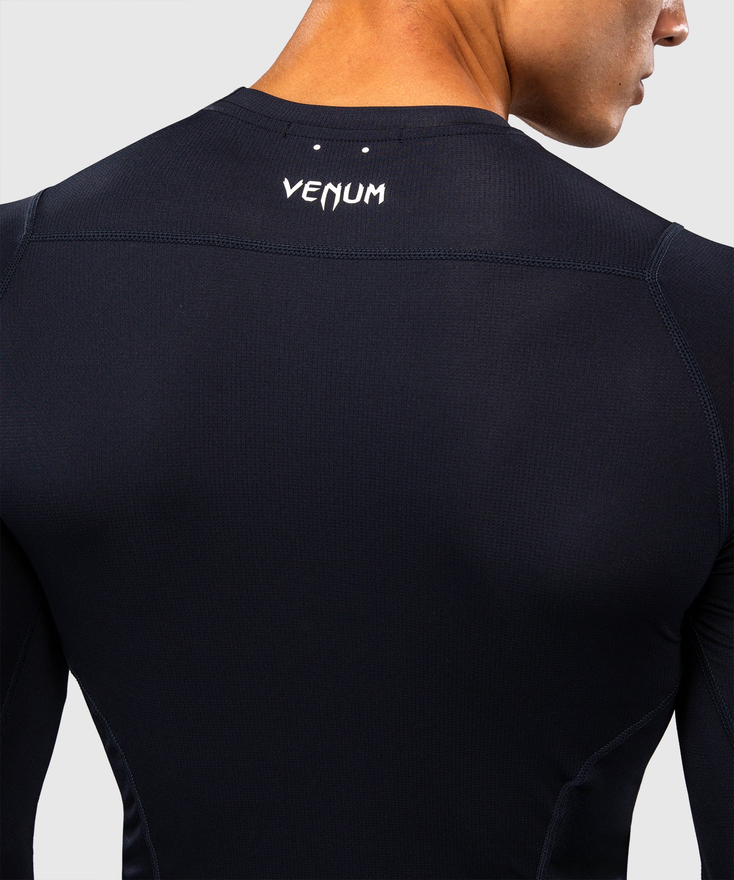 Venum G-Core Rashguard Manga Larga - Azul Marino/Blanco
