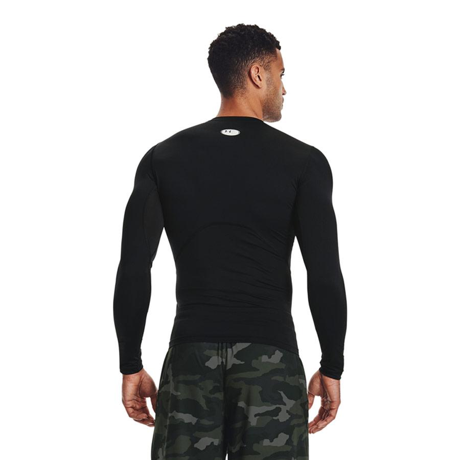 Under Armour HeatGear® T-Shirt Langarm – Schwarz