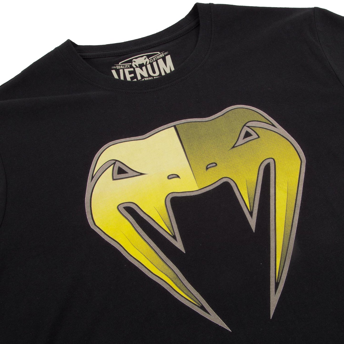Camiseta Venum Shadow - Negro/Amarillo