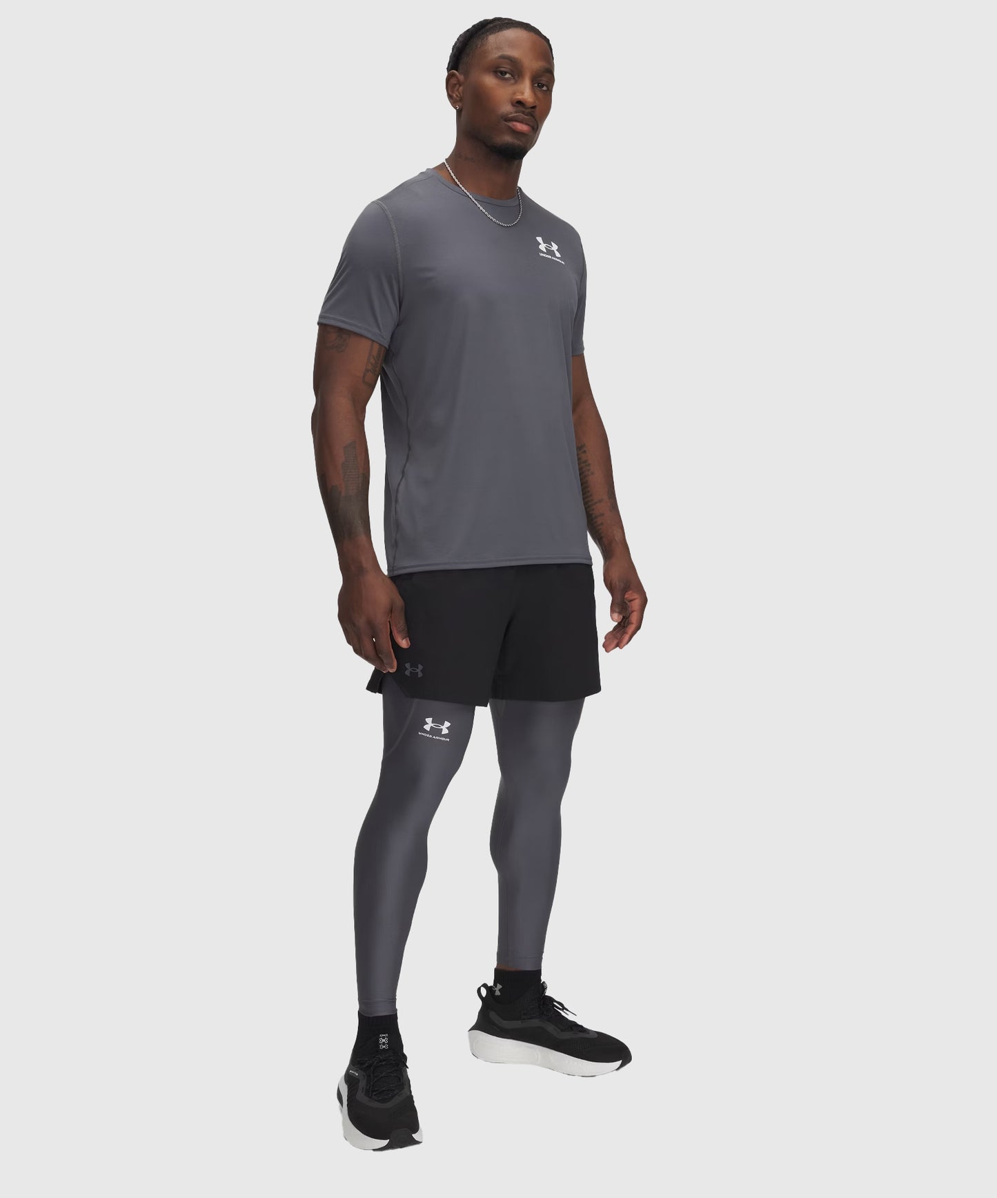 Pantalon De Compression Under Armour Heatgear® Armour - Gris