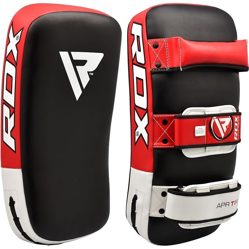 RDX Sports Gebogene Pratzen – Schwarz/Rot