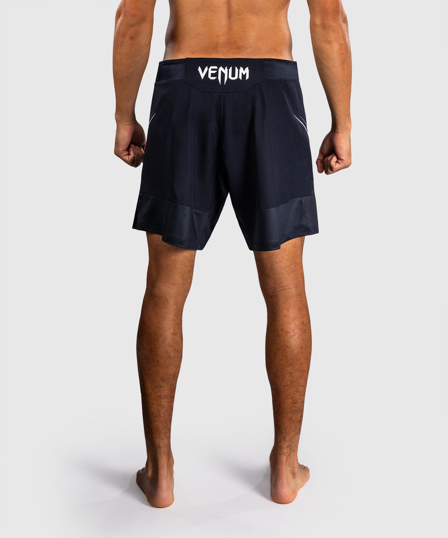 Venum G-Core Pantalón Corto de Combate - Azul Marino/Blanco