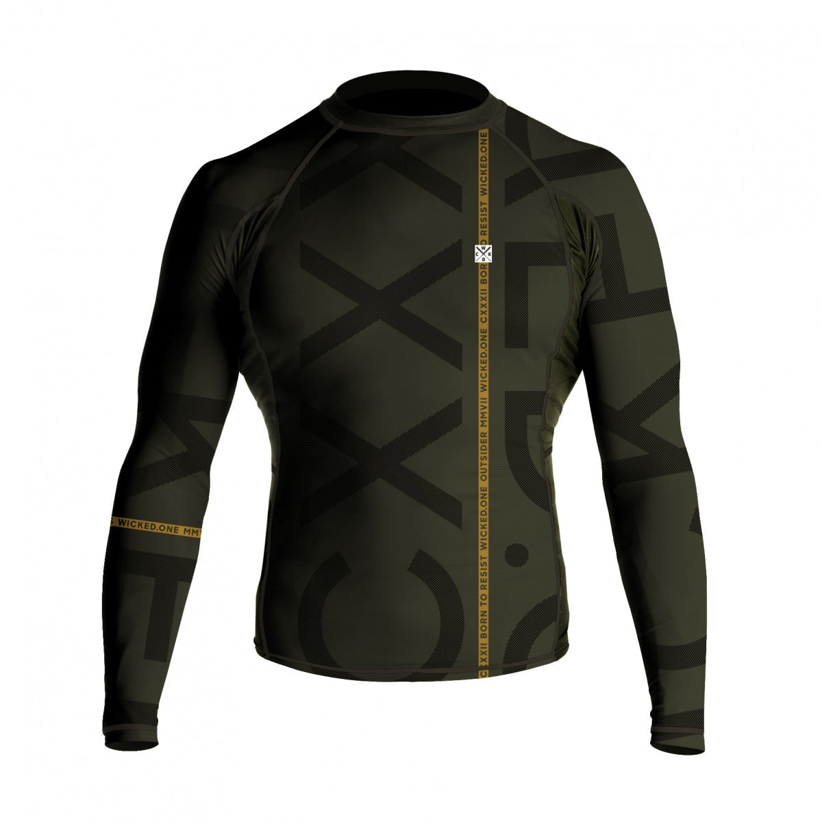 Wicked One Right Rashguard - Caqui