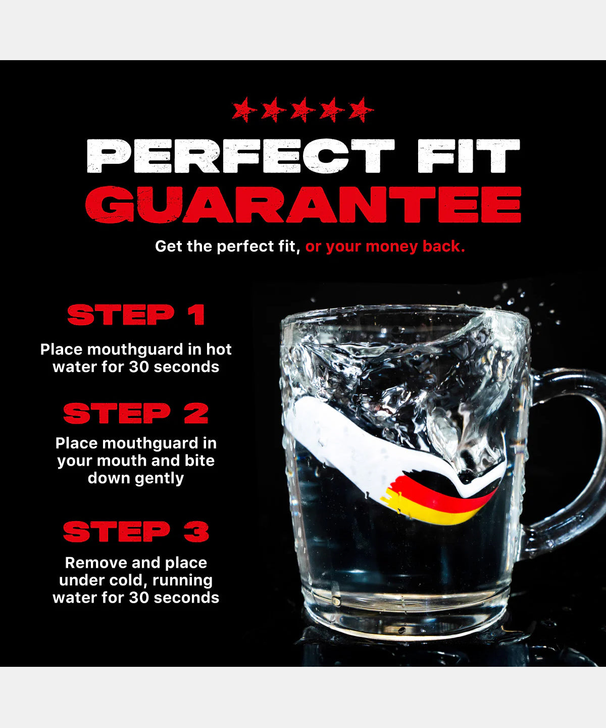 Safejawz Extro Flags Adulto Protector bucal - Alemania