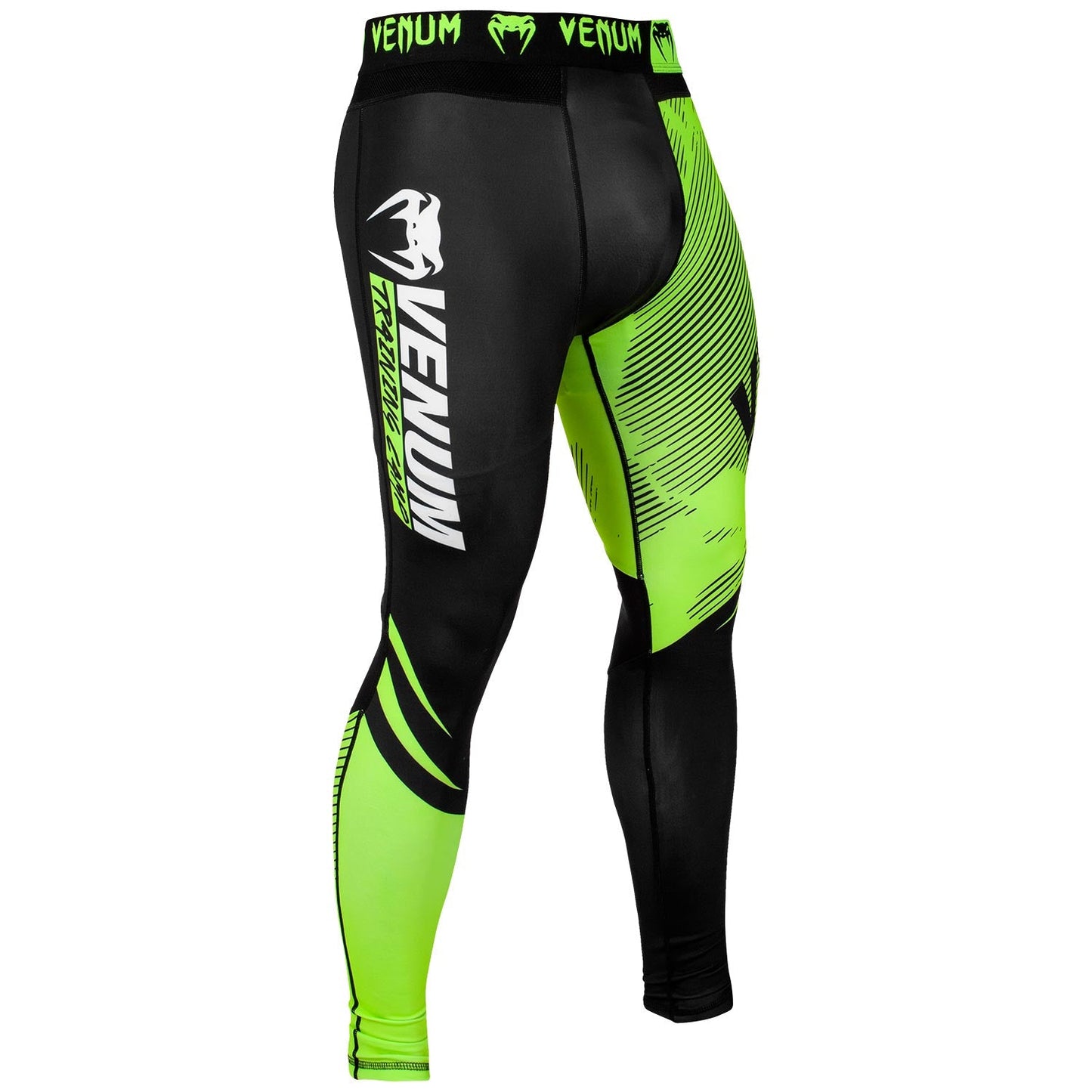 Venum Training Camp 2.0 Compression Pants - Black/Fluorescent Yellow