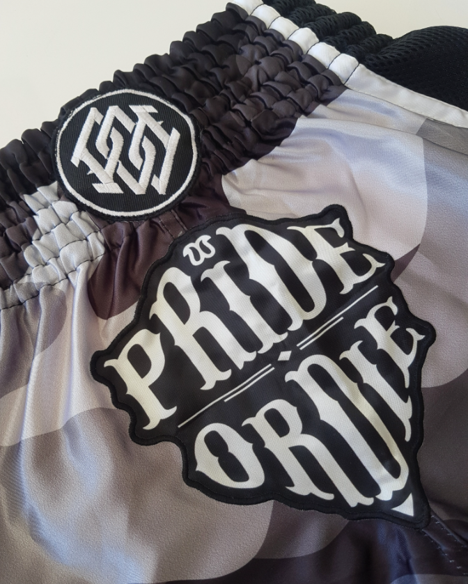 Pride Or Die Reckless Pantalones Cortos Muay Thai - Camuflaje Urbano