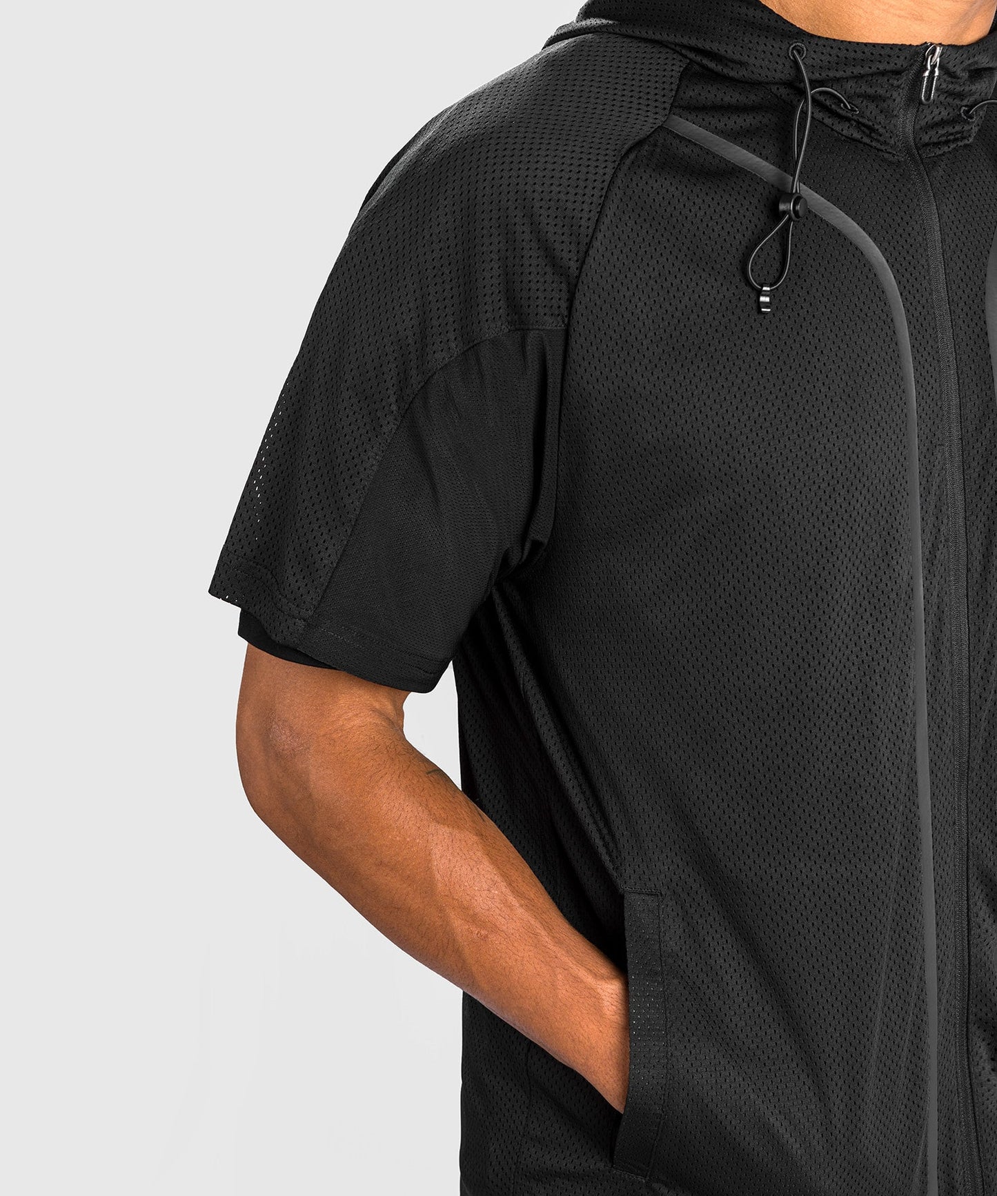 Venum Electron 3.0 Dry Tech Jacket - Short Sleeve - Black