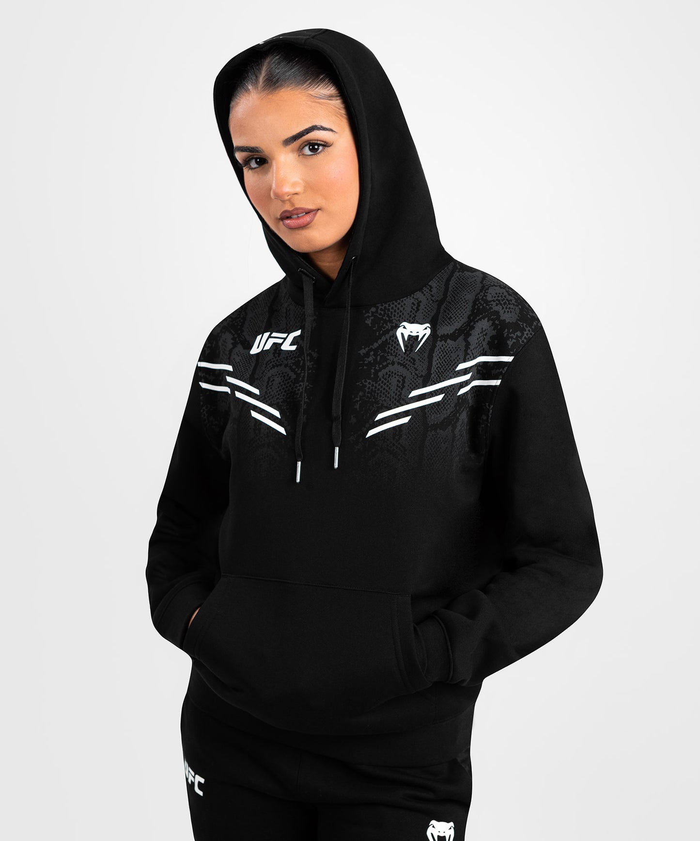 UFC Adrenaline by Venum Replica Sudadera con capucha para Mujer - Negro