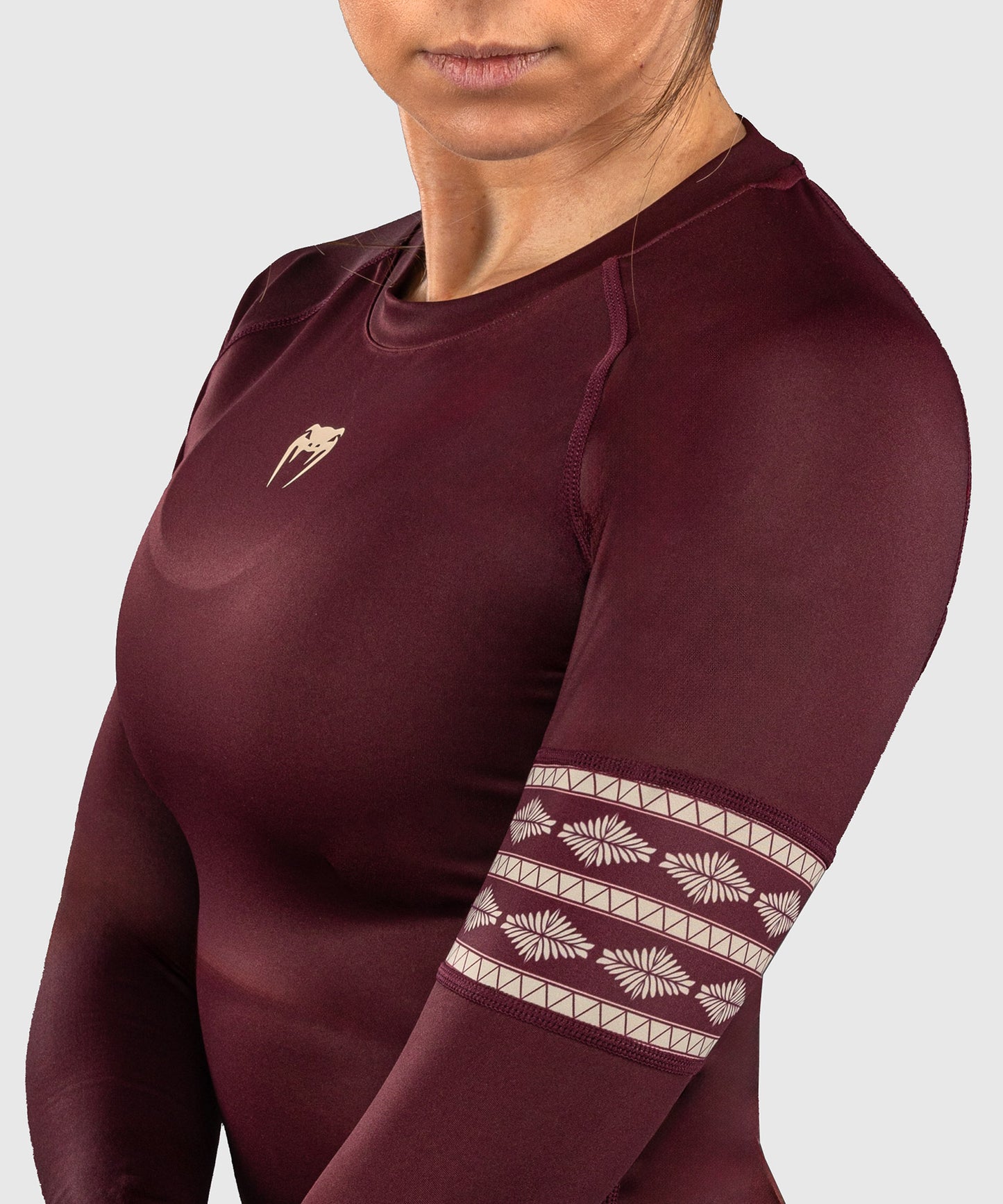 Venum Talisman Rashguard de Manga Larga - Ciruela