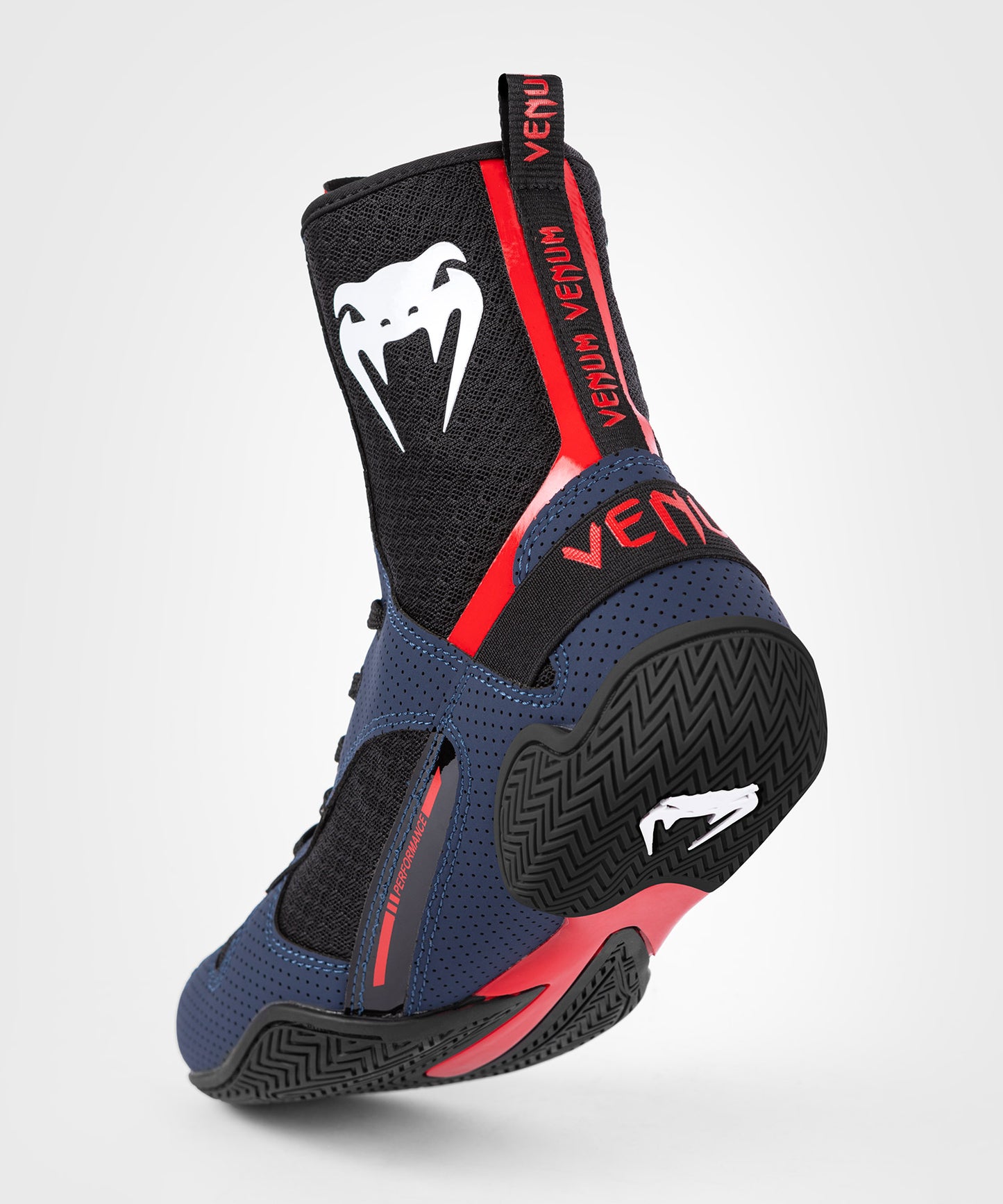Venum Elite Boxing Schuhe - Navy/Schwarz/Rot