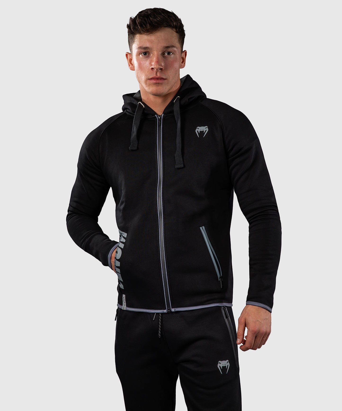 Venum Hoodie – Schwarz/Grau