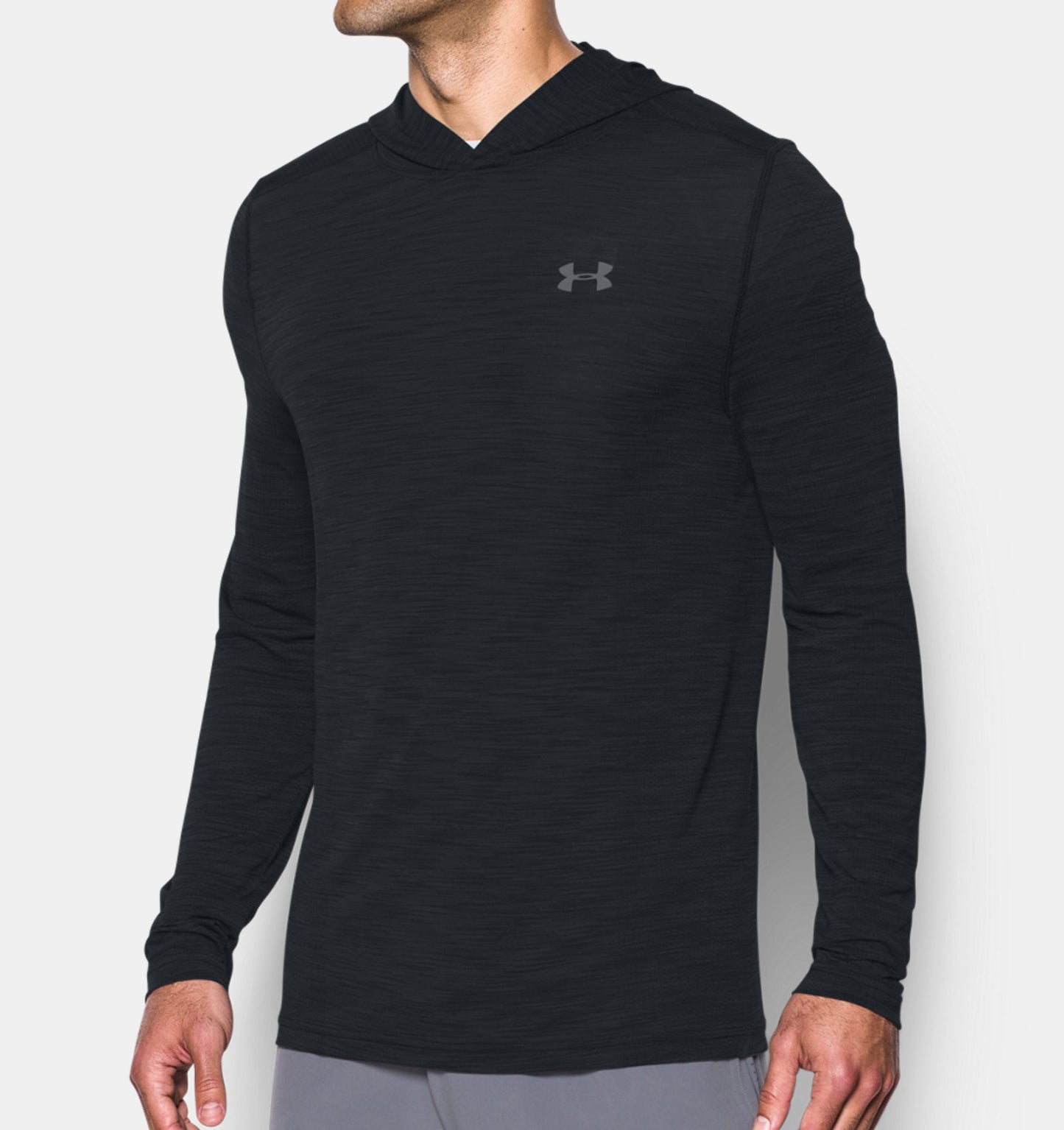 Under Armour Threadborne Seamless Fleece Sudadera con Capucha – Negro