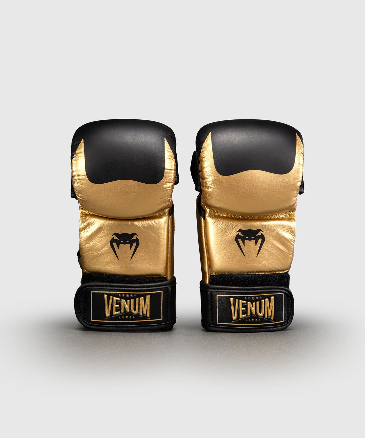Gants de Sparring en Cuir Venum Attack 2.0 – Or/Noir