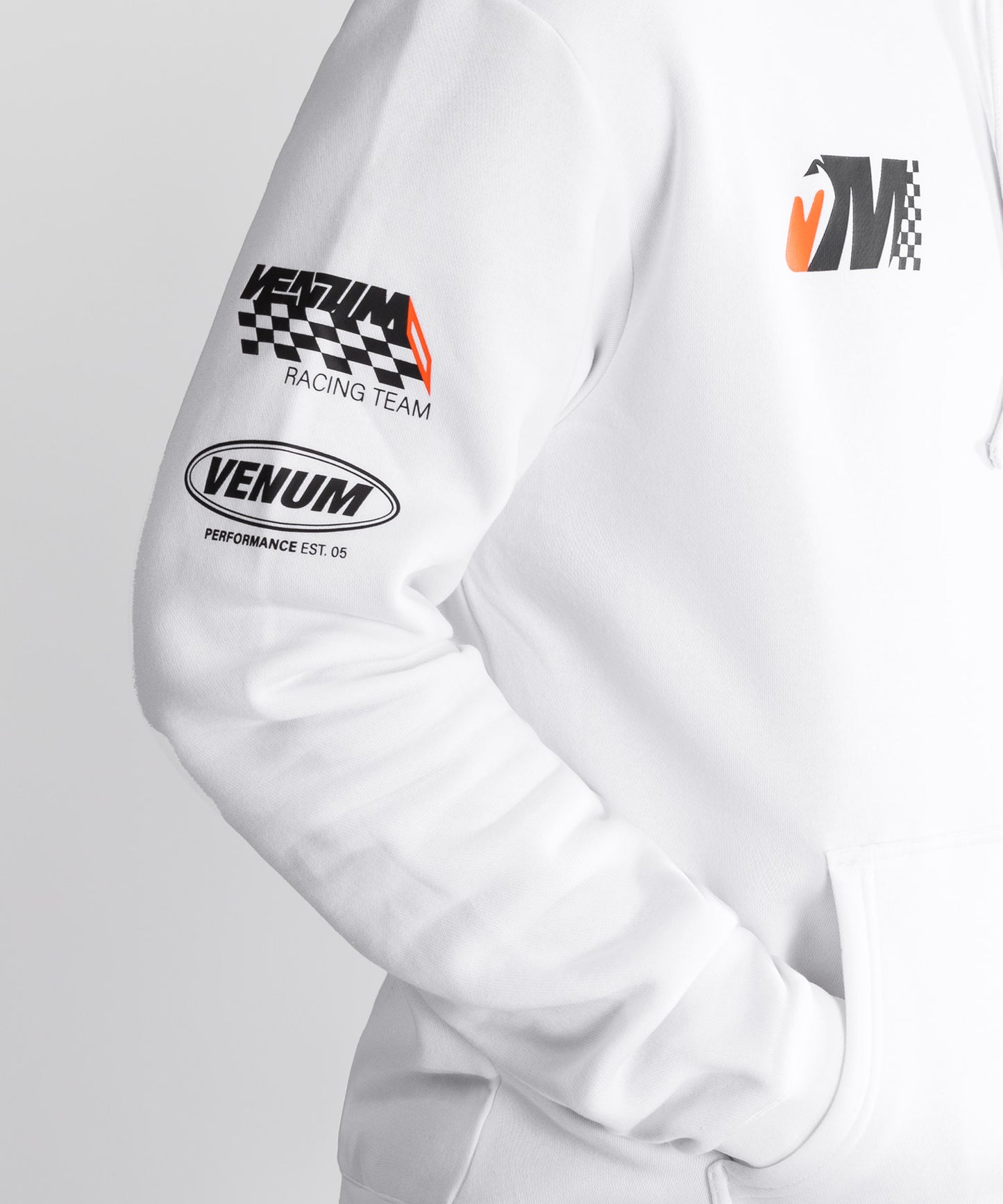 Sweatshirt à Capuche Venum Motorsport - Blanc Neige