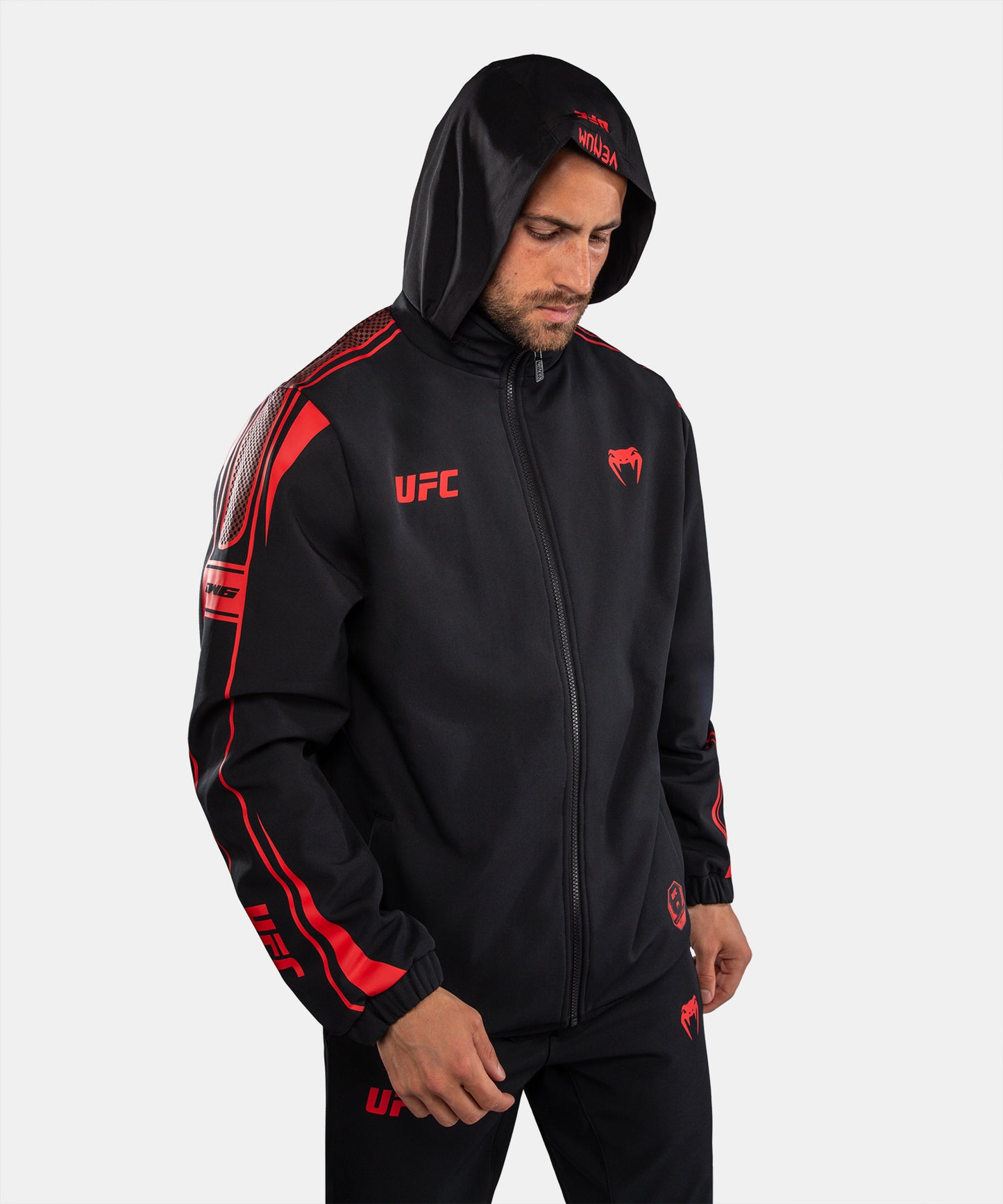 Venum UFC Unity by Venum Authentic Fight Week Men's Zip Hoodie - Black