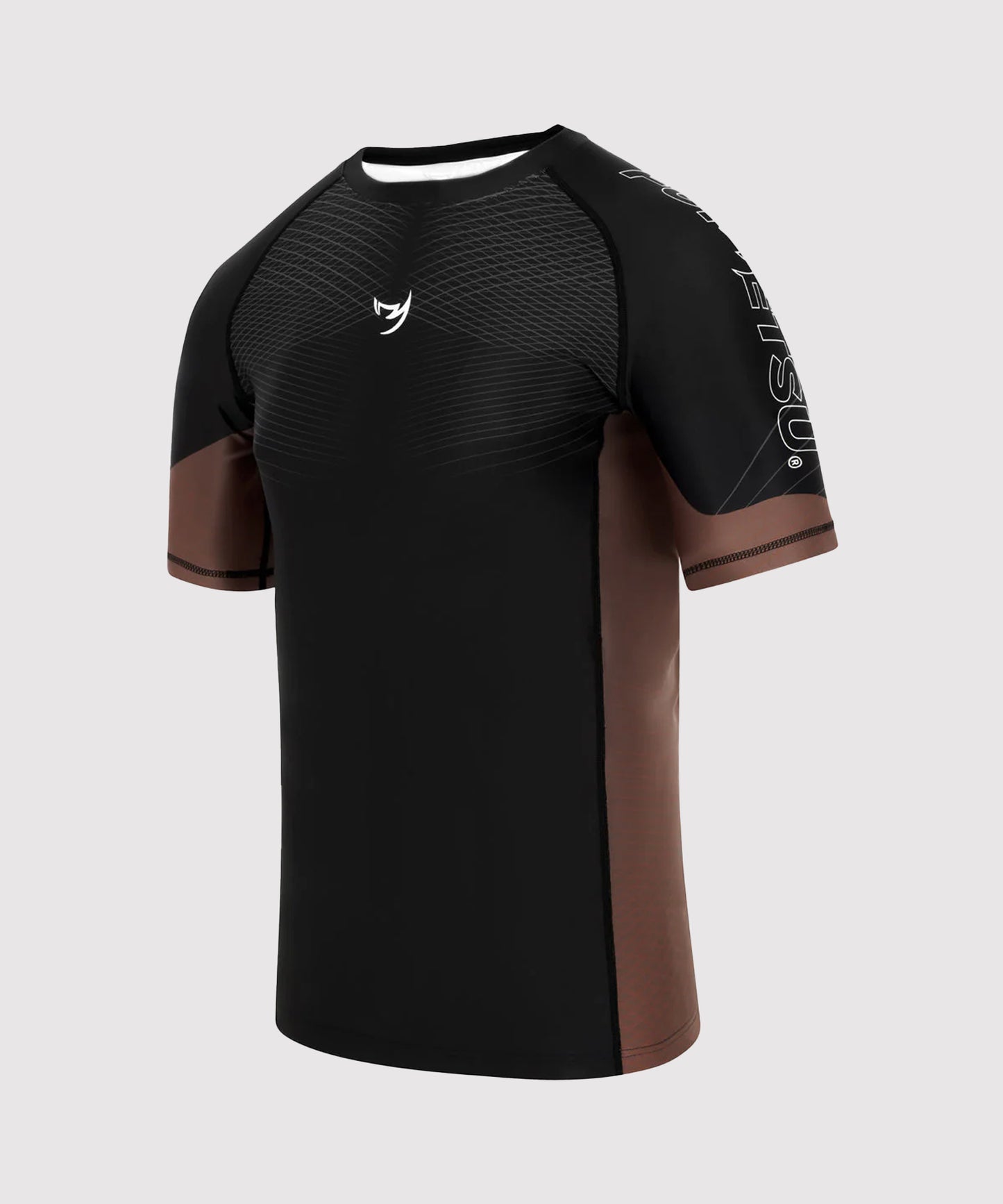 Fumetsu Competitor Mk2 Rashguard de Manga Corta - Negro/Marrón